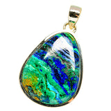 Azurite Malachite Pendants handcrafted by Ana Silver Co - PD16398