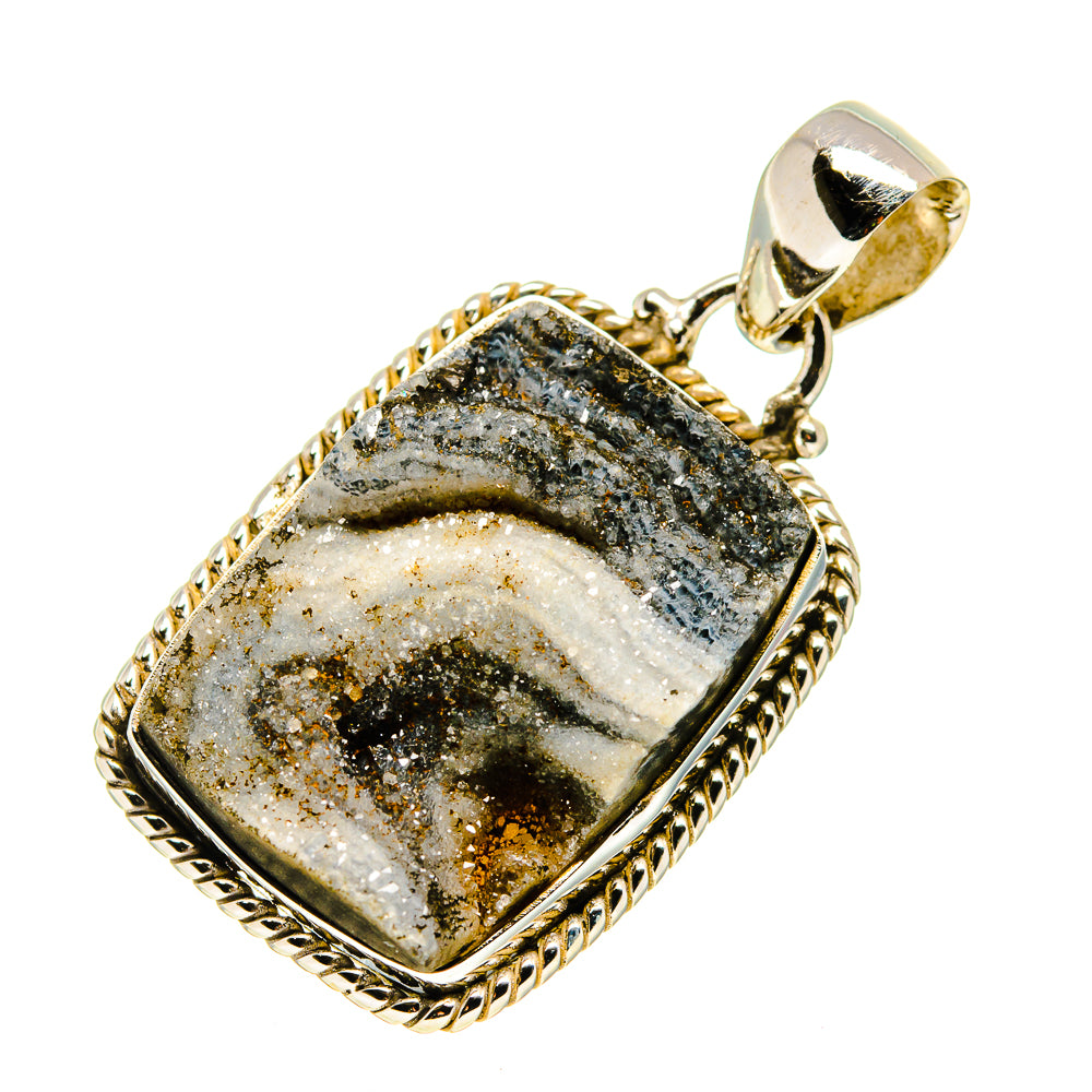 Desert Druzy Pendants handcrafted by Ana Silver Co - PD744084