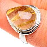 Rutilated Quartz Rings handcrafted by Ana Silver Co - RING91343