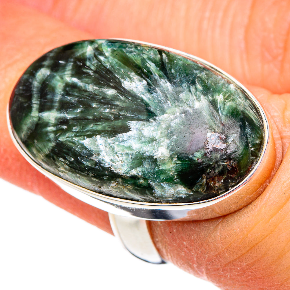 Seraphinite Rings handcrafted by Ana Silver Co - RING96646