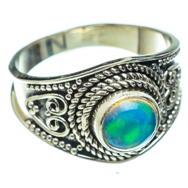 Natural Ethiopian Opal Ring Size 8 (925 Sterling Silver) RING49251 ...