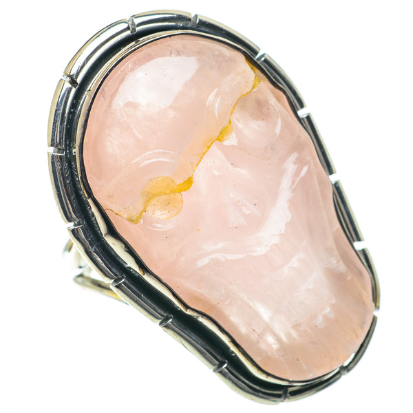 mens rose quartz ring