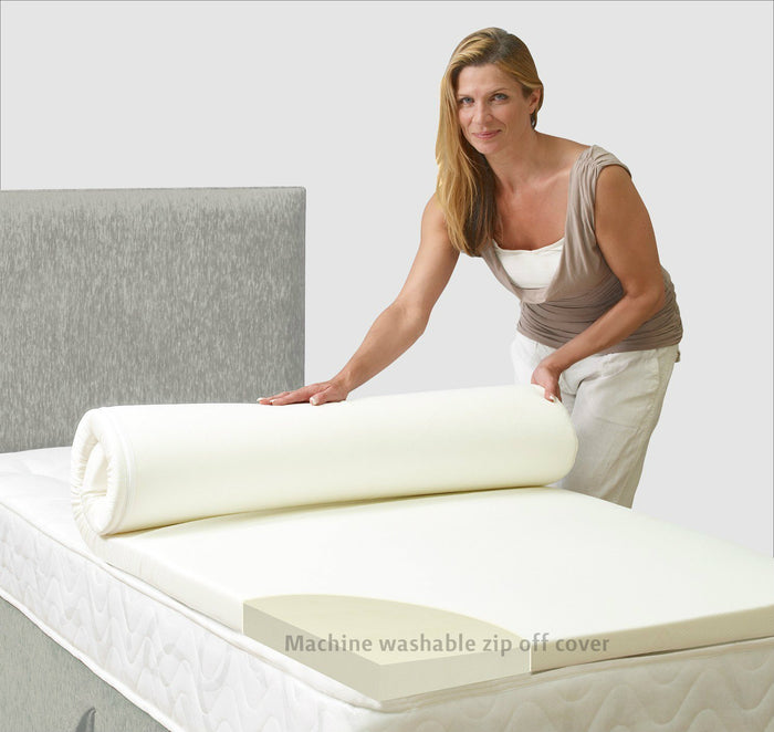 5cm Memory Foam Mattress Topper with Cover
