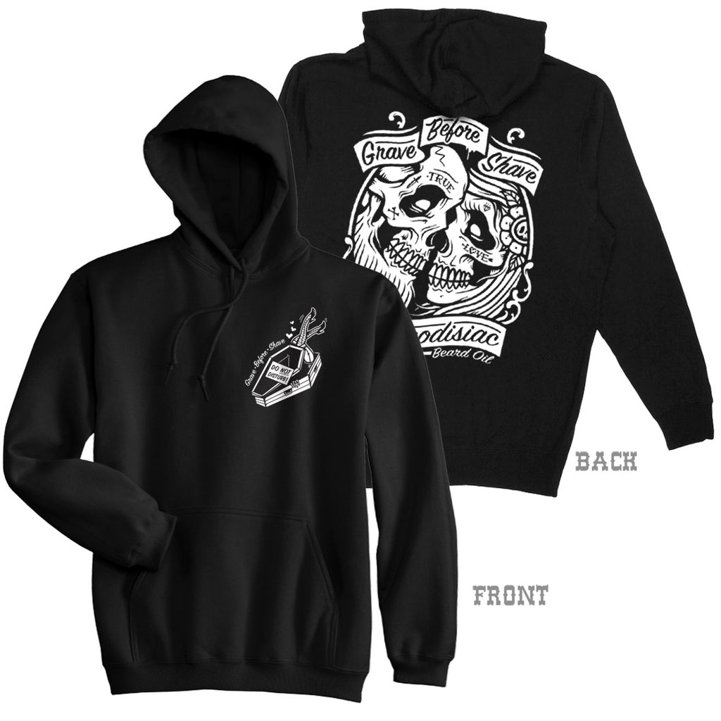 GRAVE BEFORE SHAVE™ Aphrodisiac Pullover Hoodie – Grave Before Shave