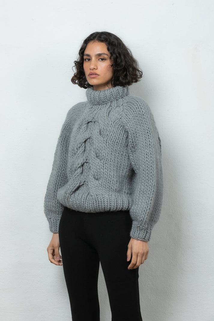 Cropped Cable | Chunky Knitwear | I Love Mr Mittens