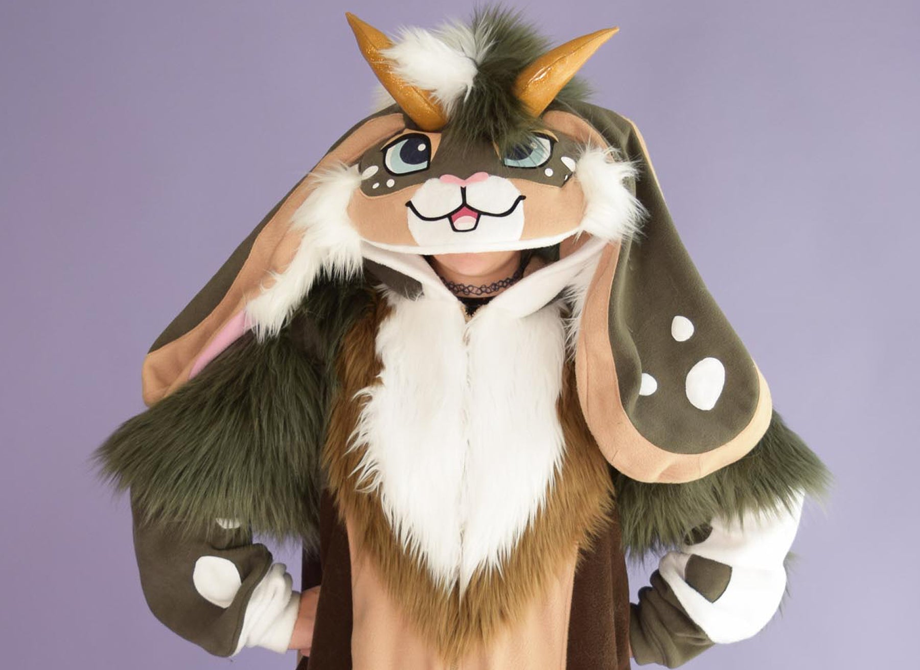 Custom furry hood/mask by LizbyShop -- Fur Affinity [dot] net