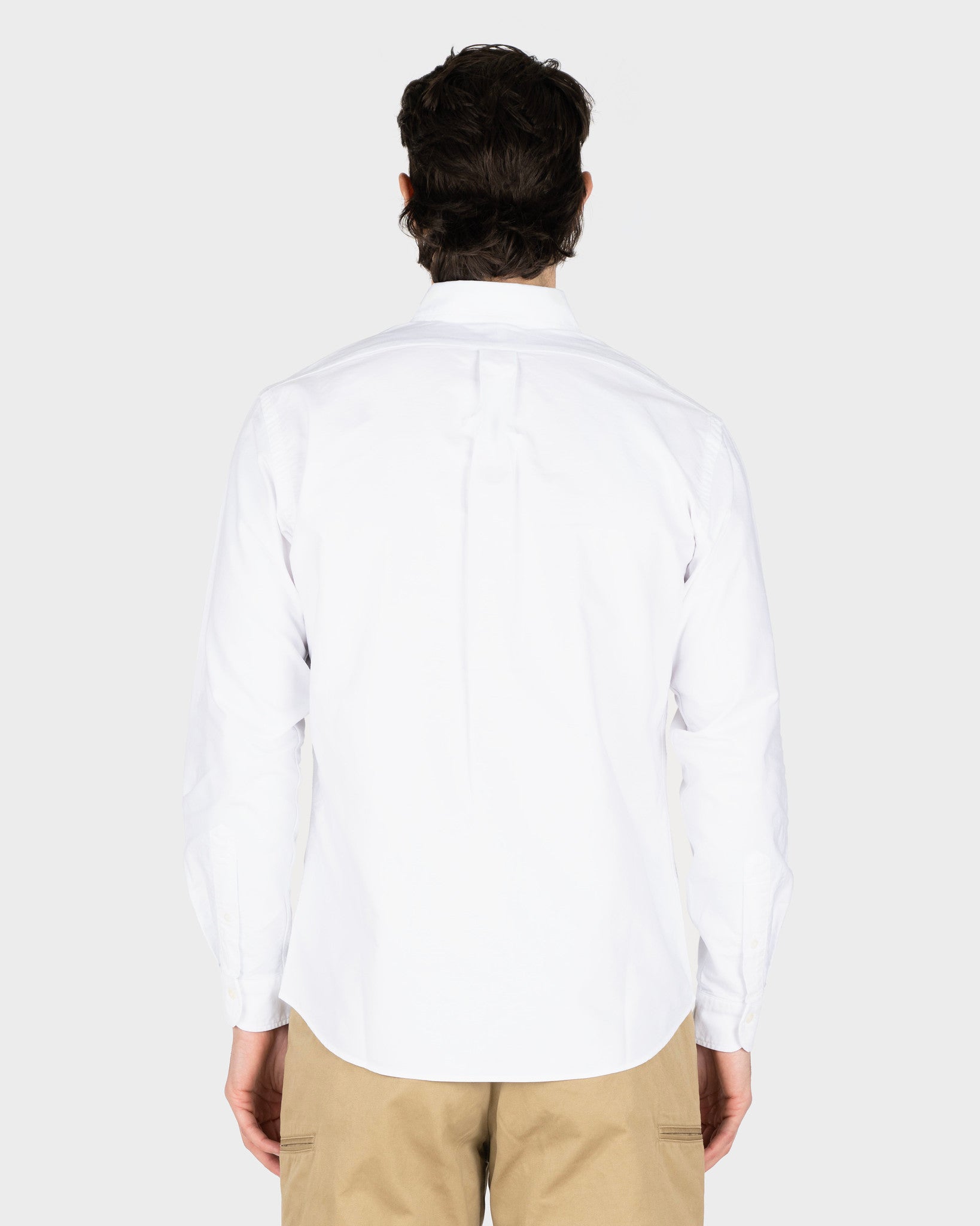 Human Made Oxford Bd L/S Shirt in White