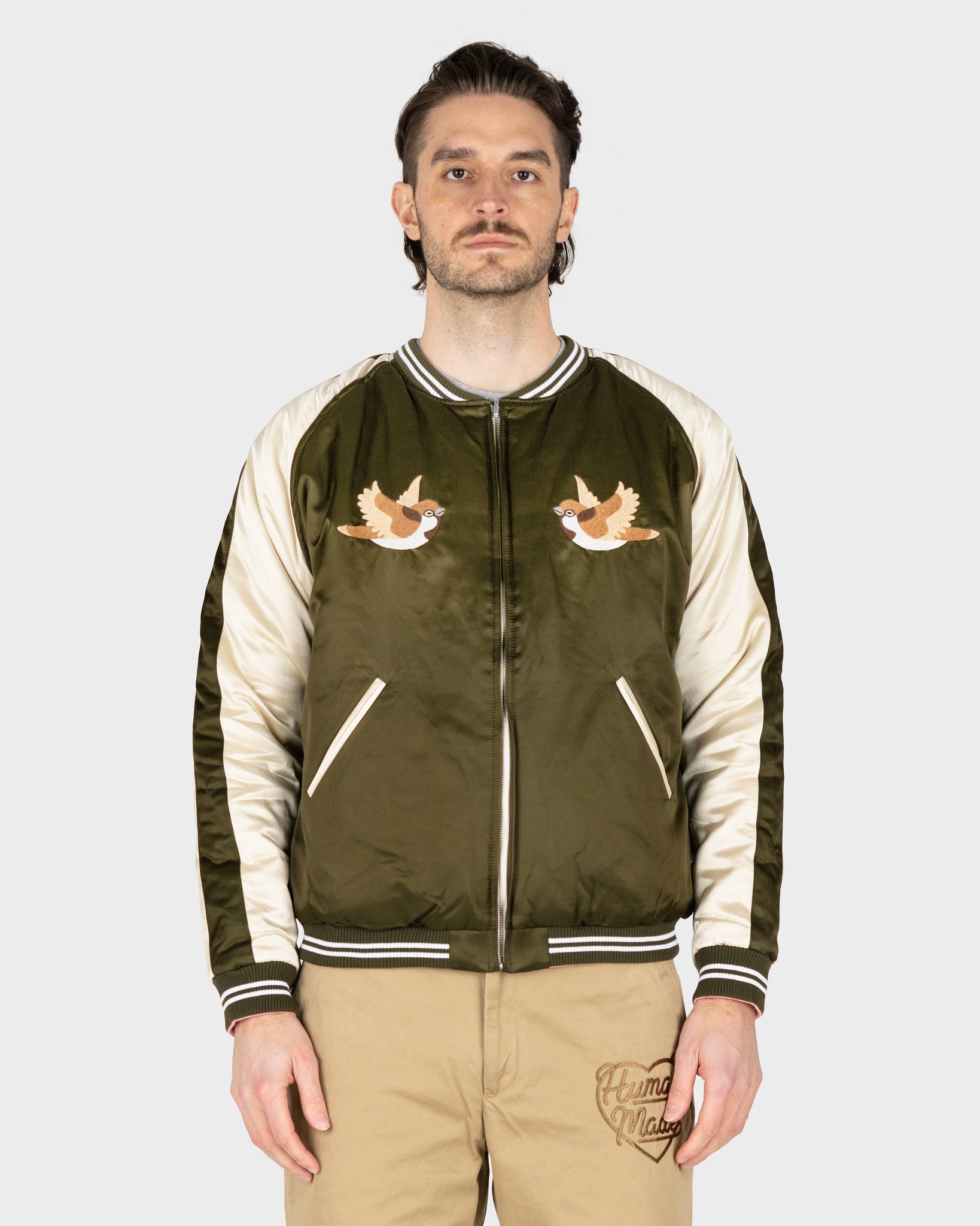 HUMAN MADE TRACK JACKET OLIVE DRAB 2XL | eclipseseal.com