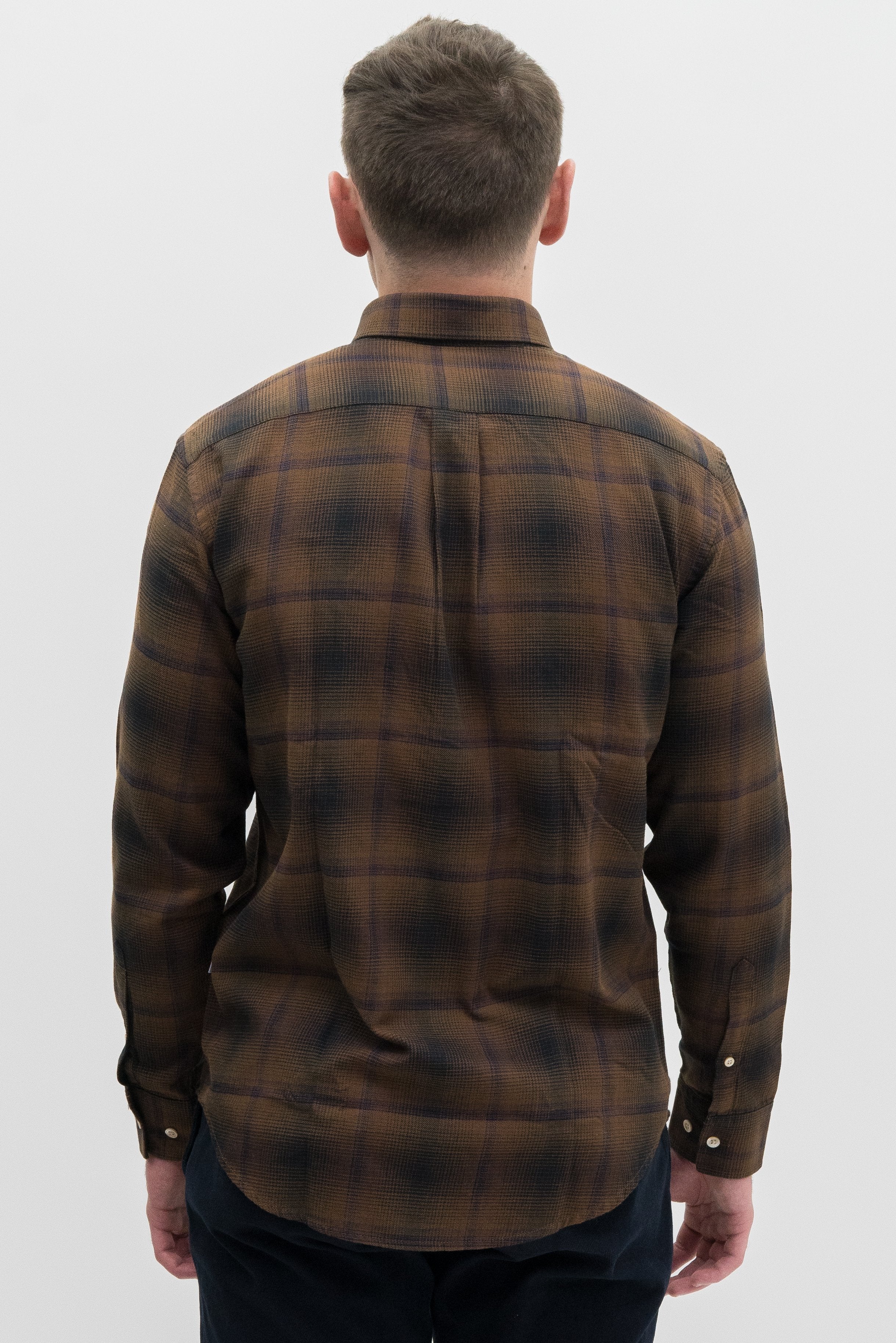 NN07 Levon Shirt 5997 in Navy Check