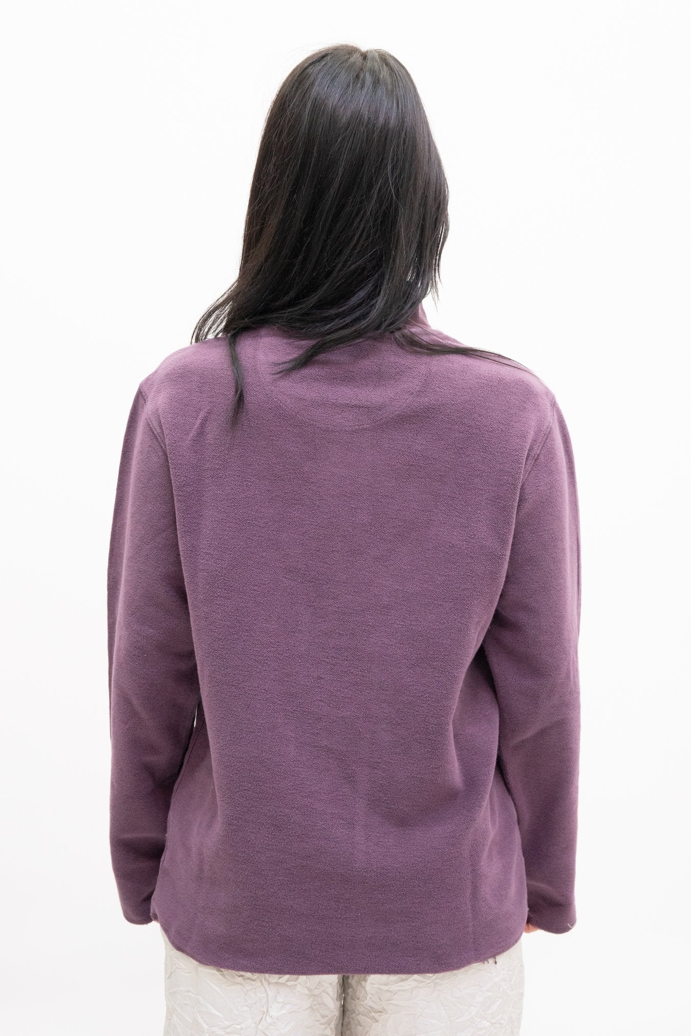 Stussy Gen Mock Neck Fleece in Wine