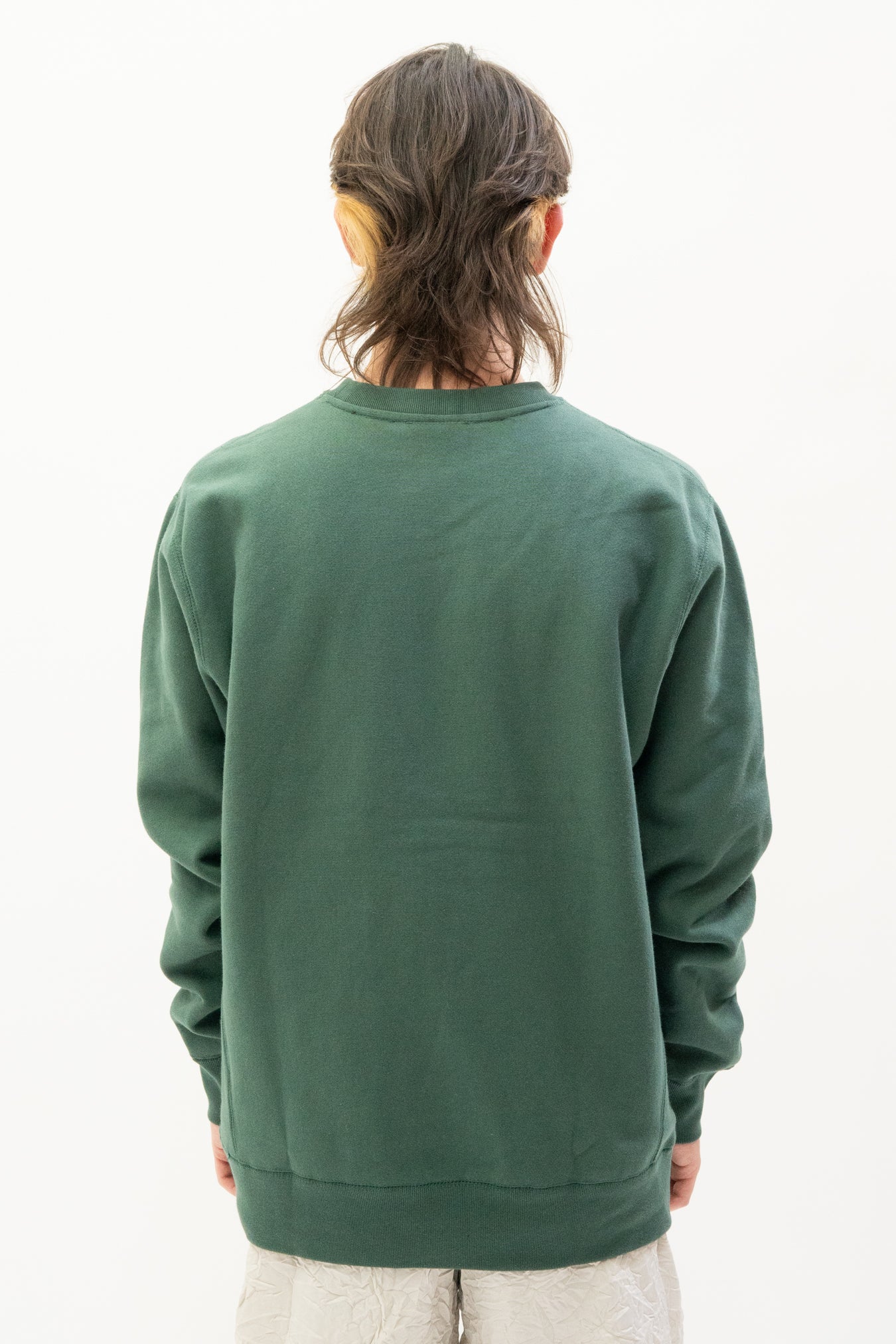 Pleasures Heroine Premium Crewneck in Alpine Green