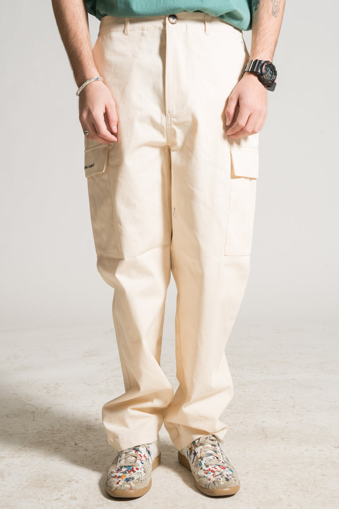 sugarhill 22ss HERRINGBONEARMYCARGOPANTS-