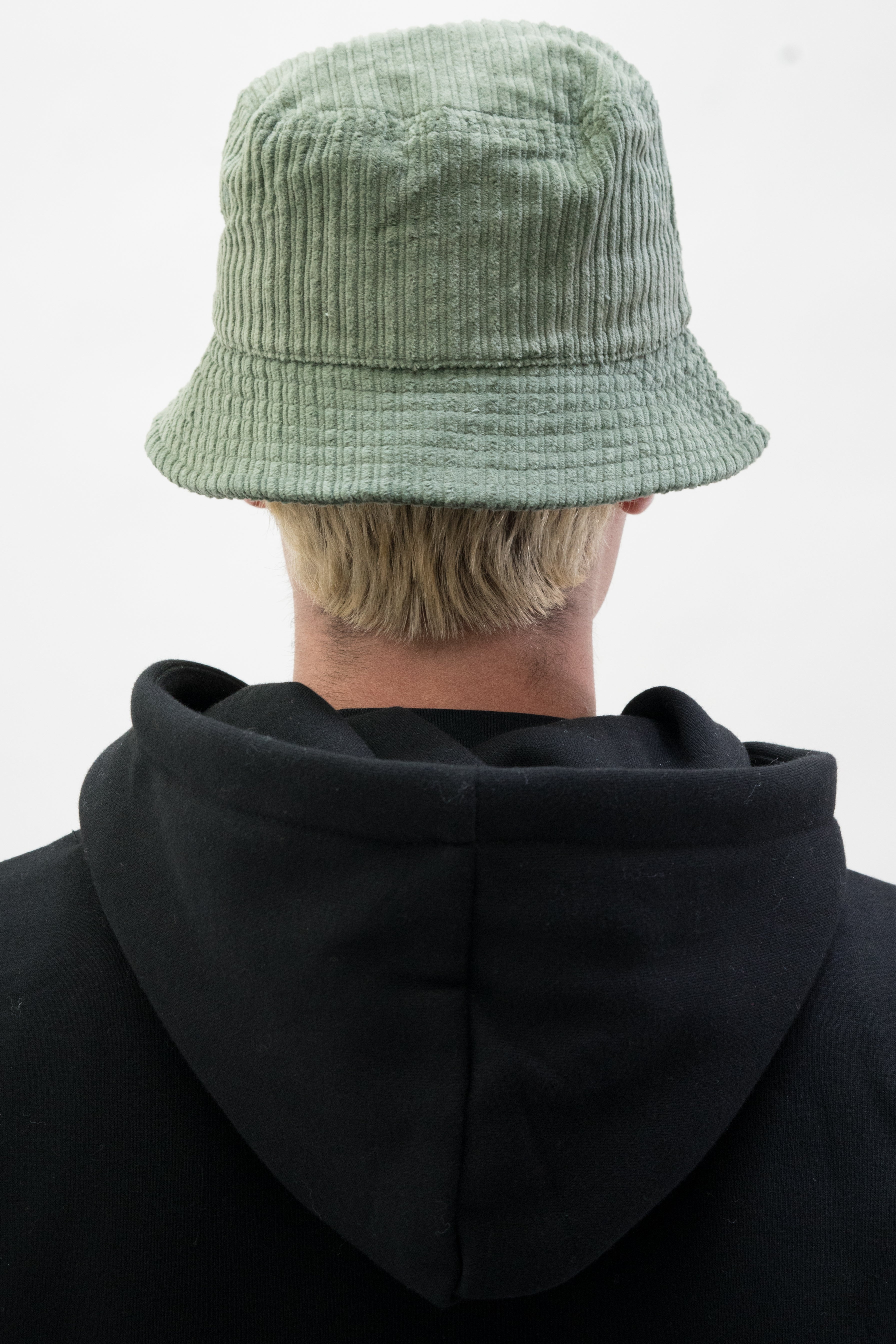 Stussy Corduroy Big Basic Bucket Hat in Olive