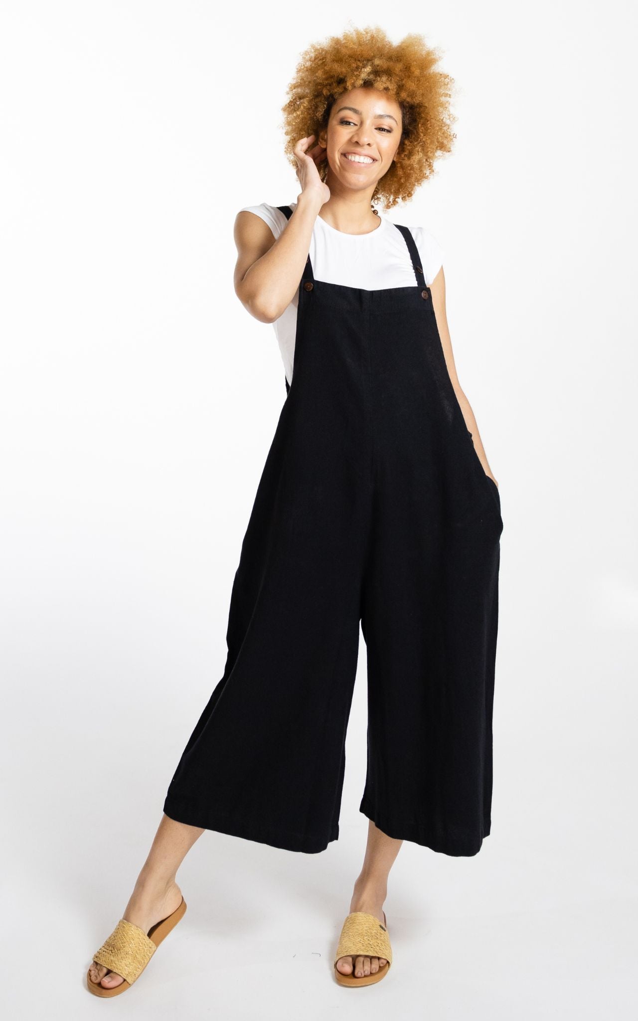 Juanita Overalls - Black