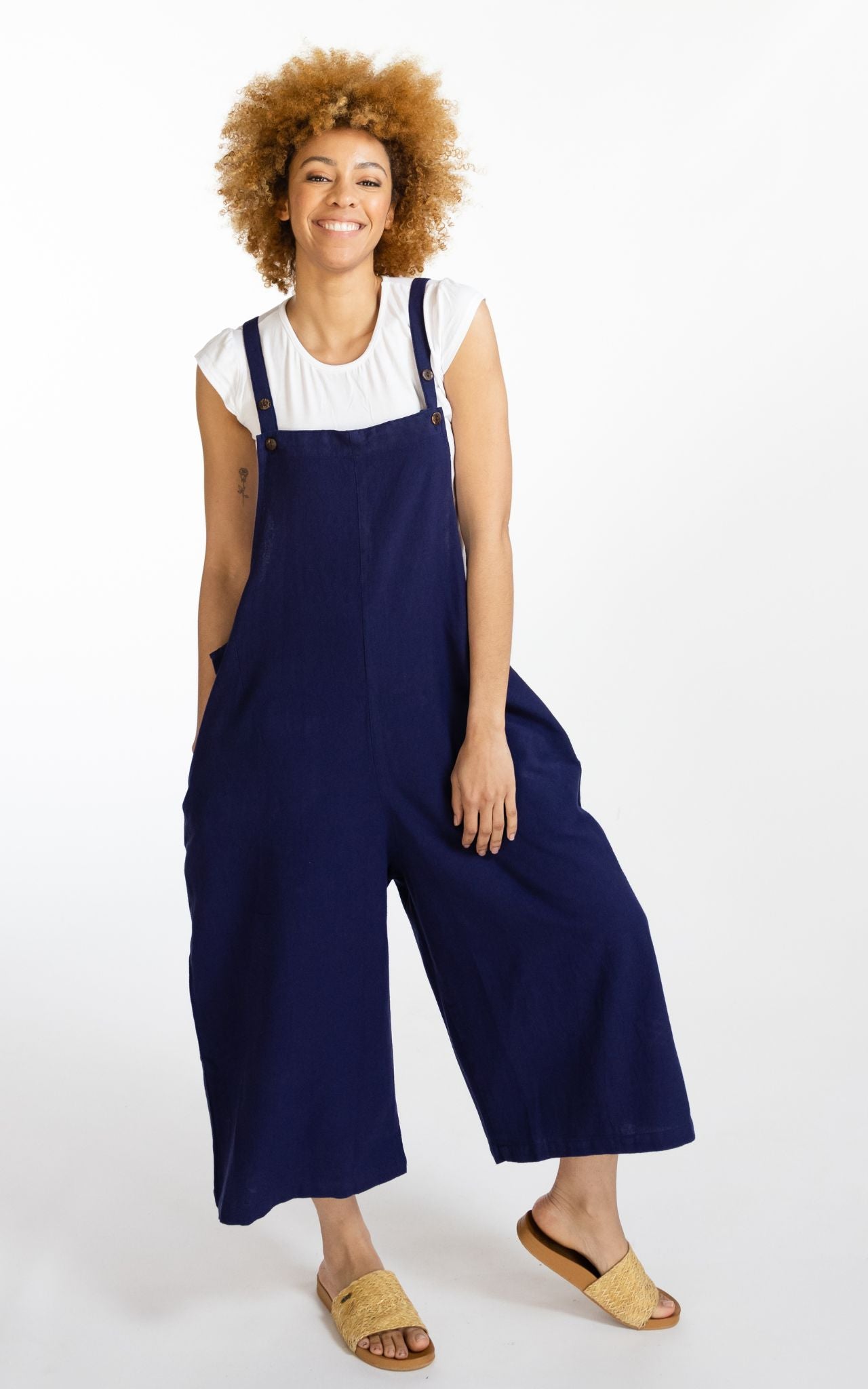 Juanita Overalls - Dark Blue