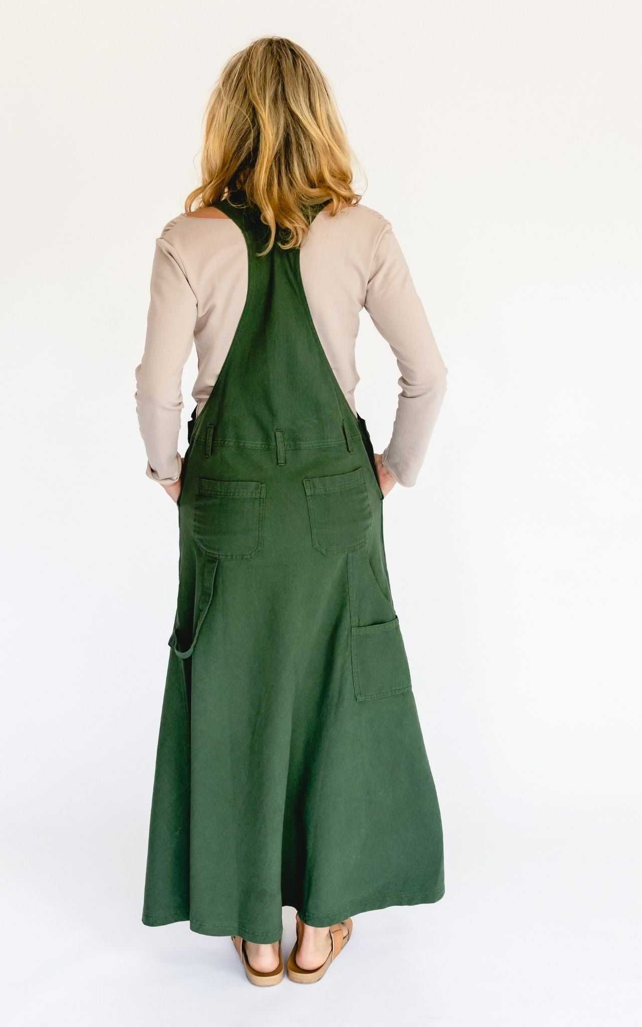 Overall Maxi Dress - Green