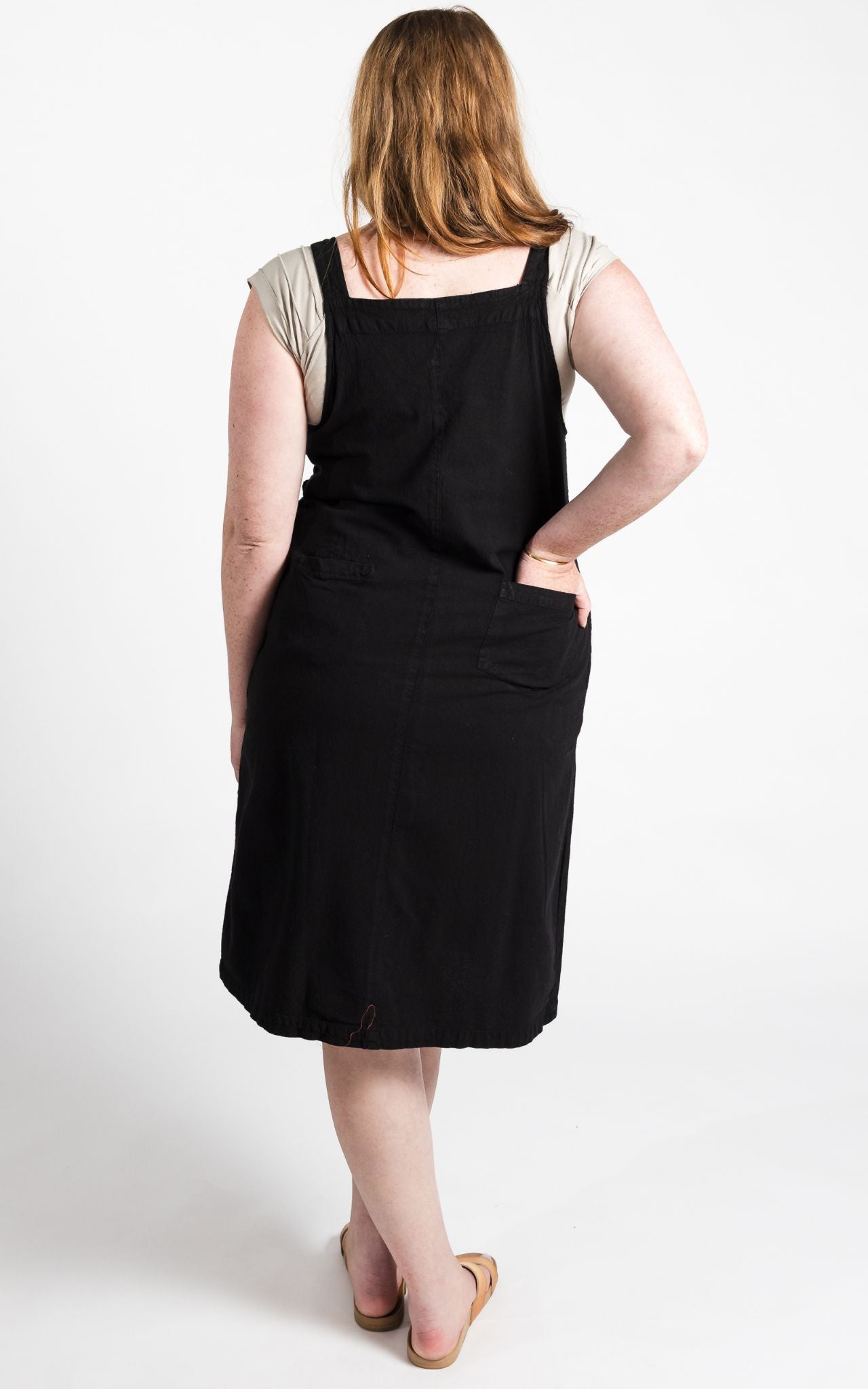 Ayla Pinafore - Black