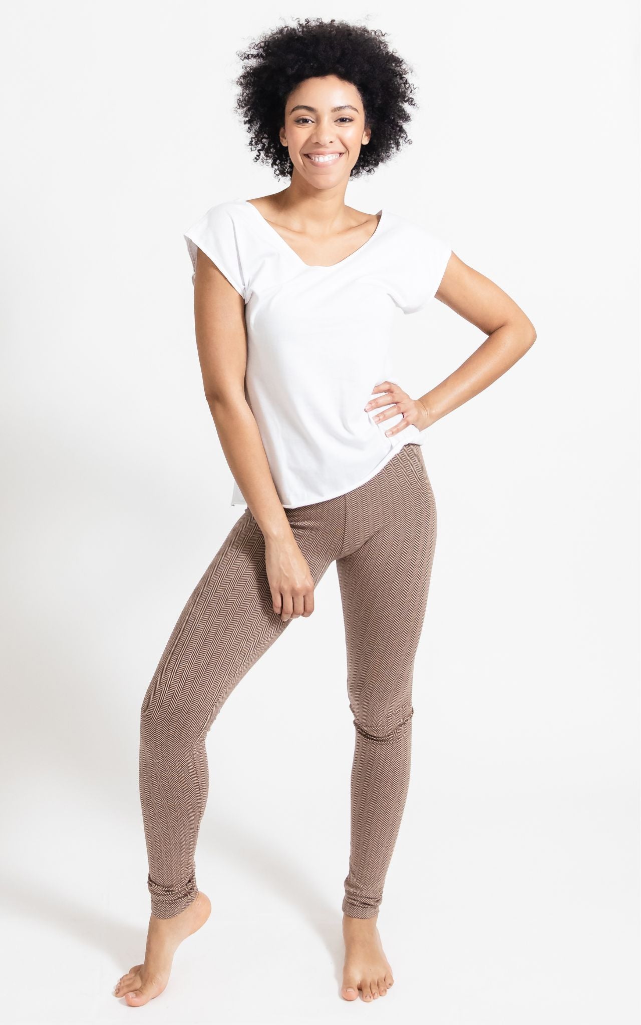 Asana Leggings - Coffee