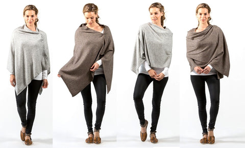 Surya Australia Cashmere Ponchos from Nepal