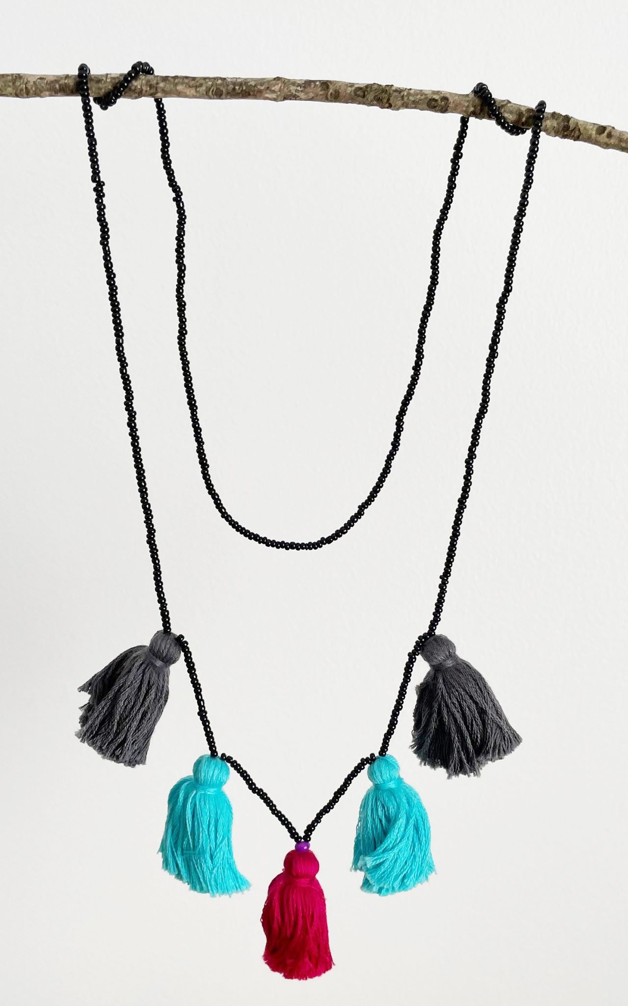 Five Tassel Necklaces