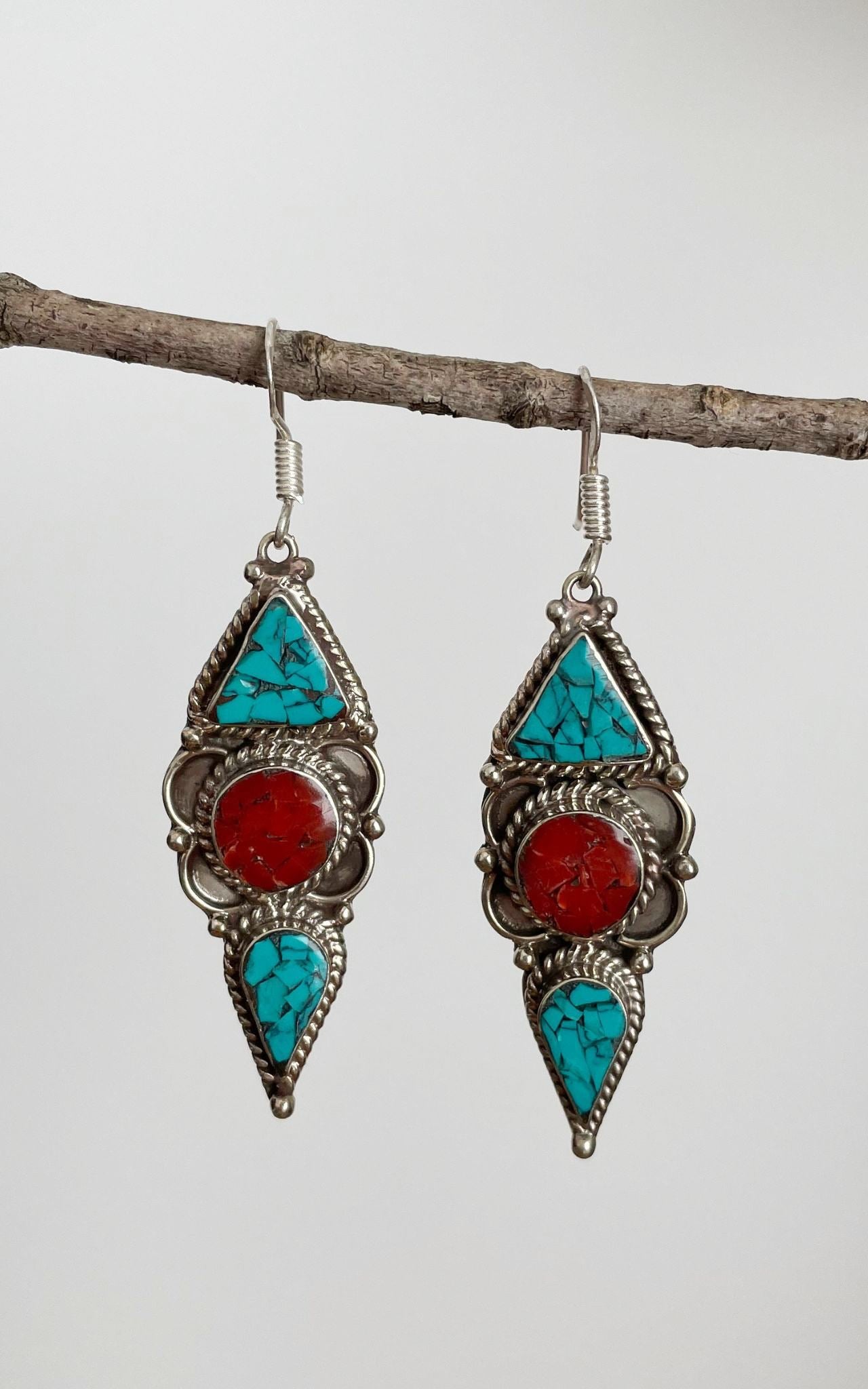 Tibetan Earrings - Riya