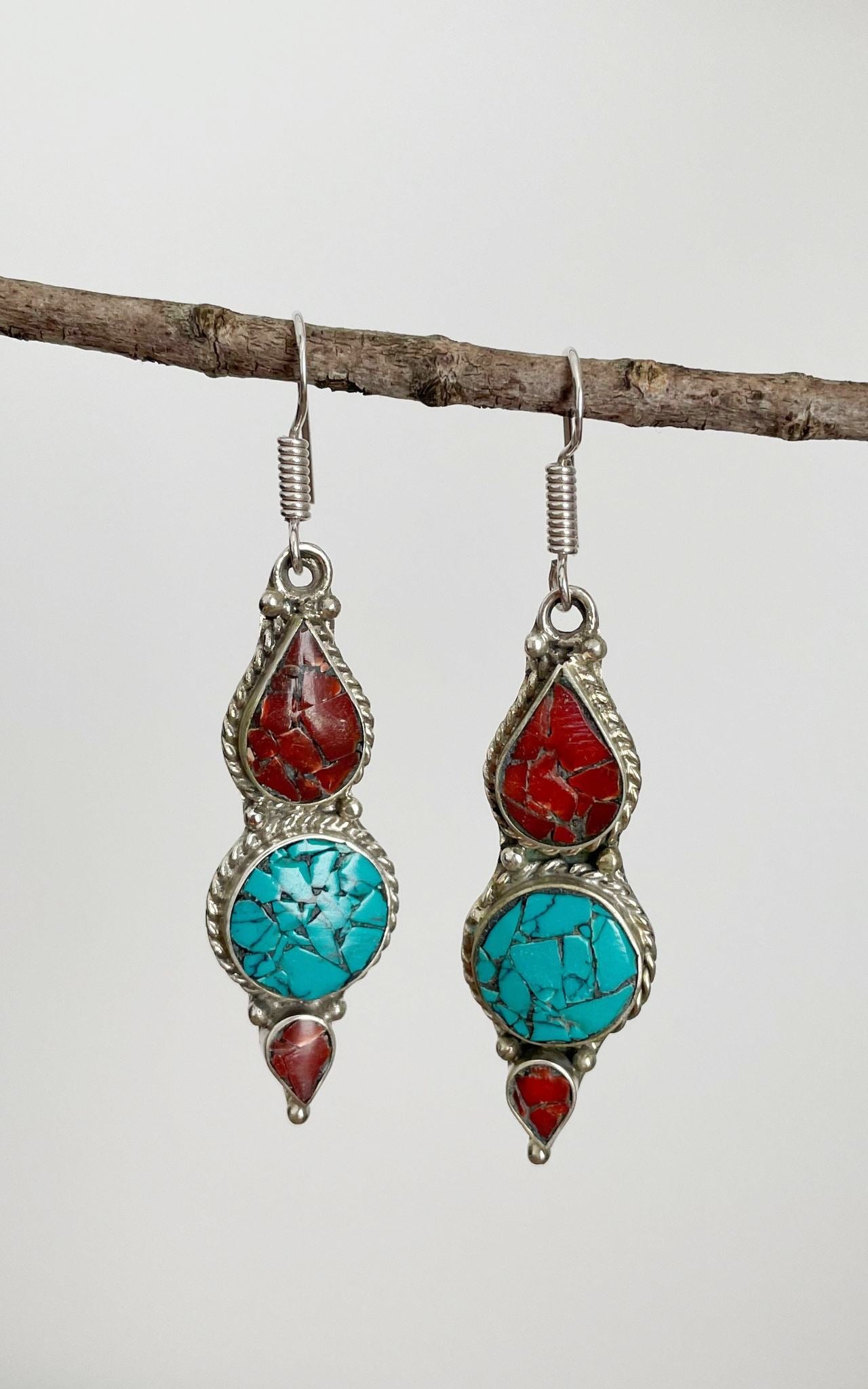 Tibetan Earrings - Myra