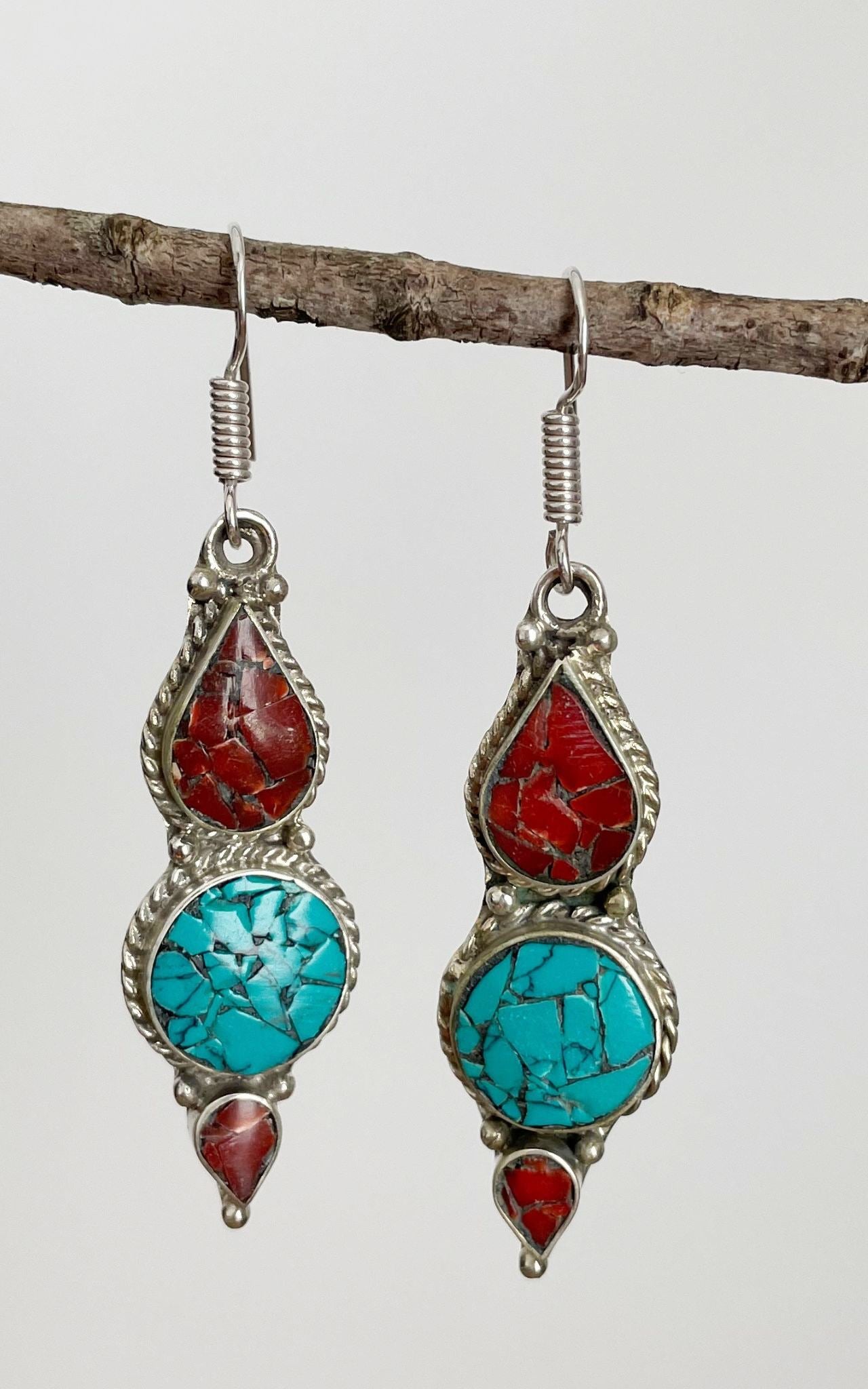 Tibetan Earrings - Myra