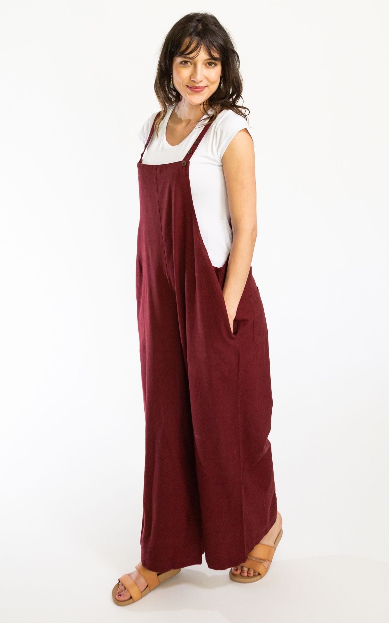 Juanita Overalls Long - Berry