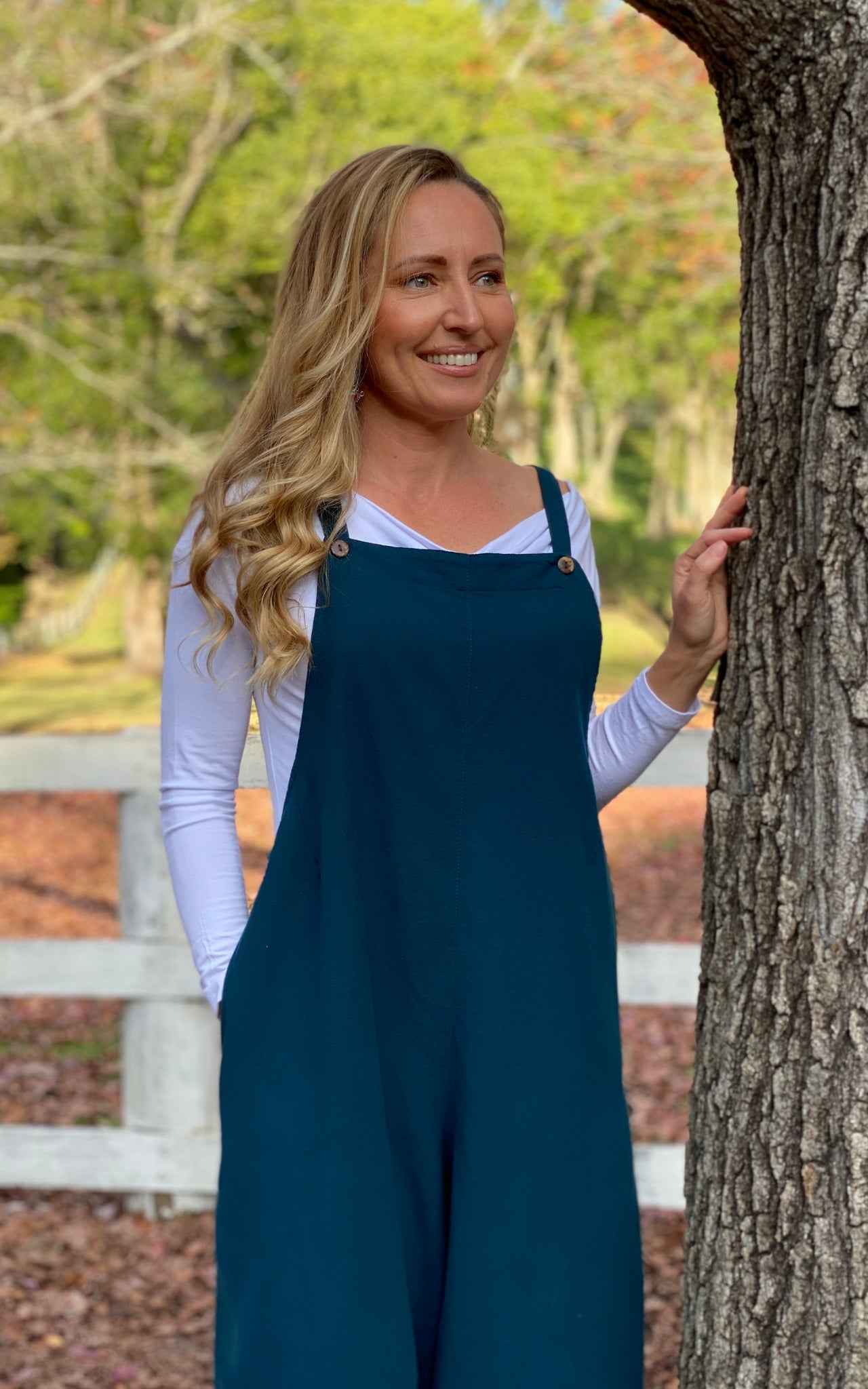 Juanita Overalls Long - Turquoise