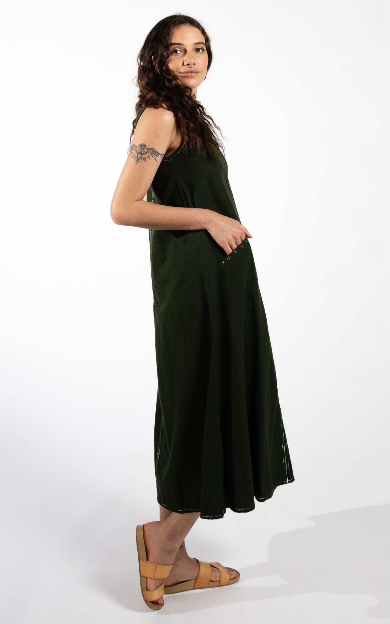 Calliope Dress - Green