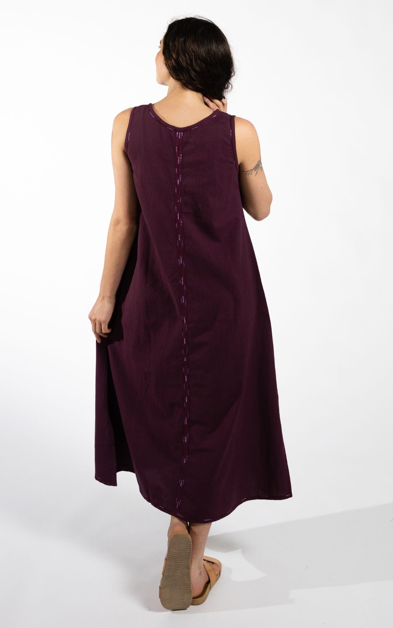 Calliope Dress - Wine