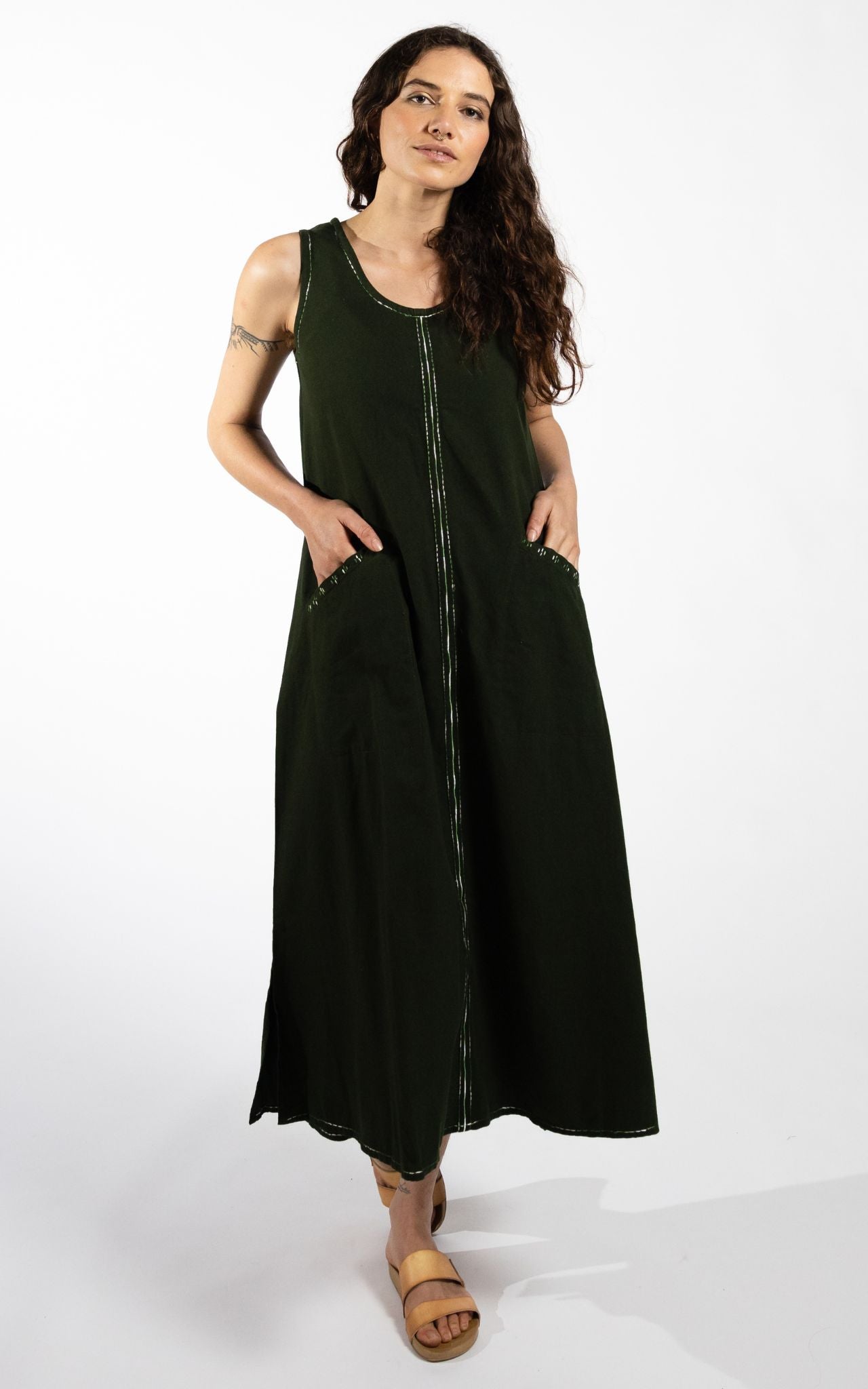 Calliope Dress - Green