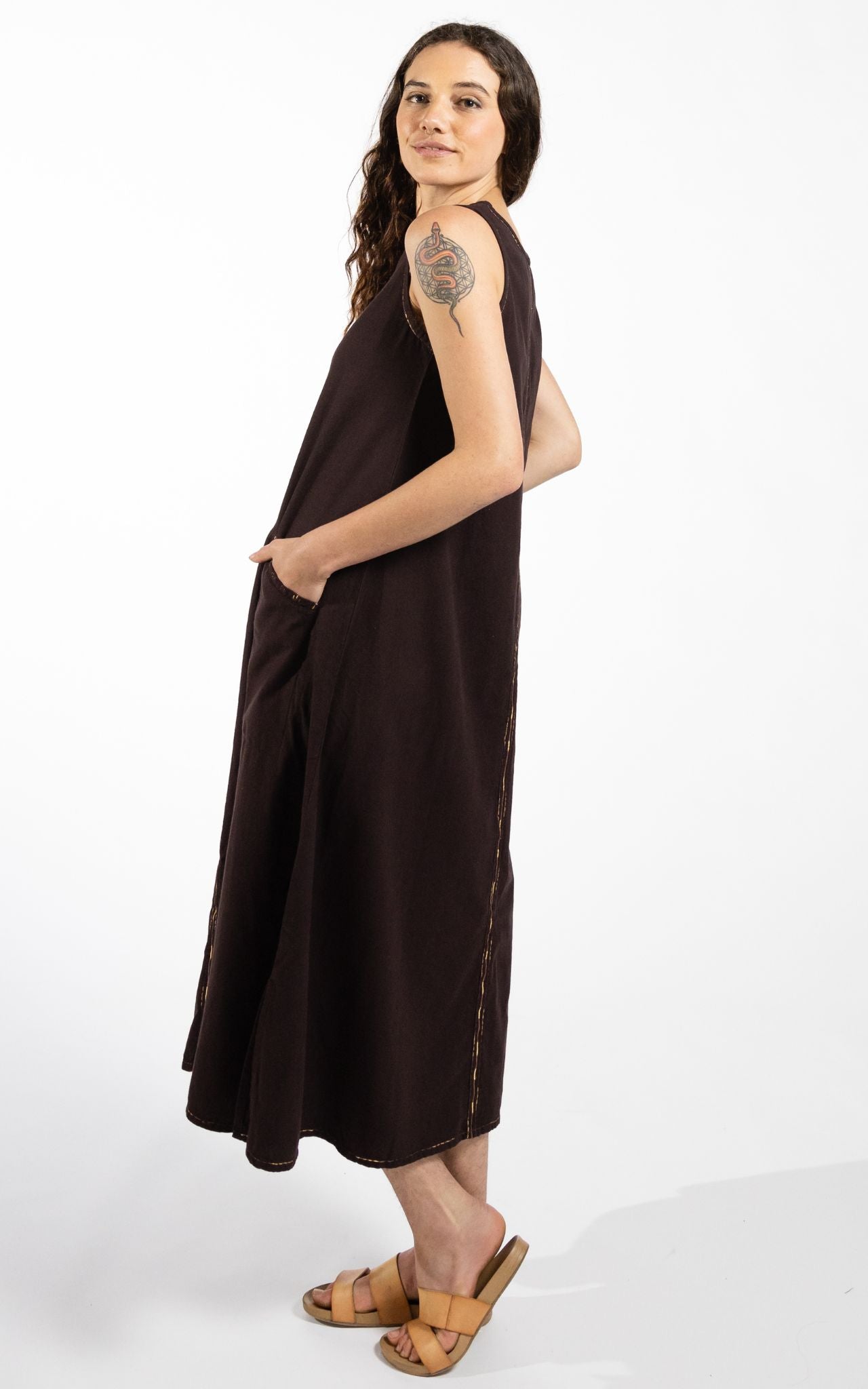 Calliope Dress - Chocolate