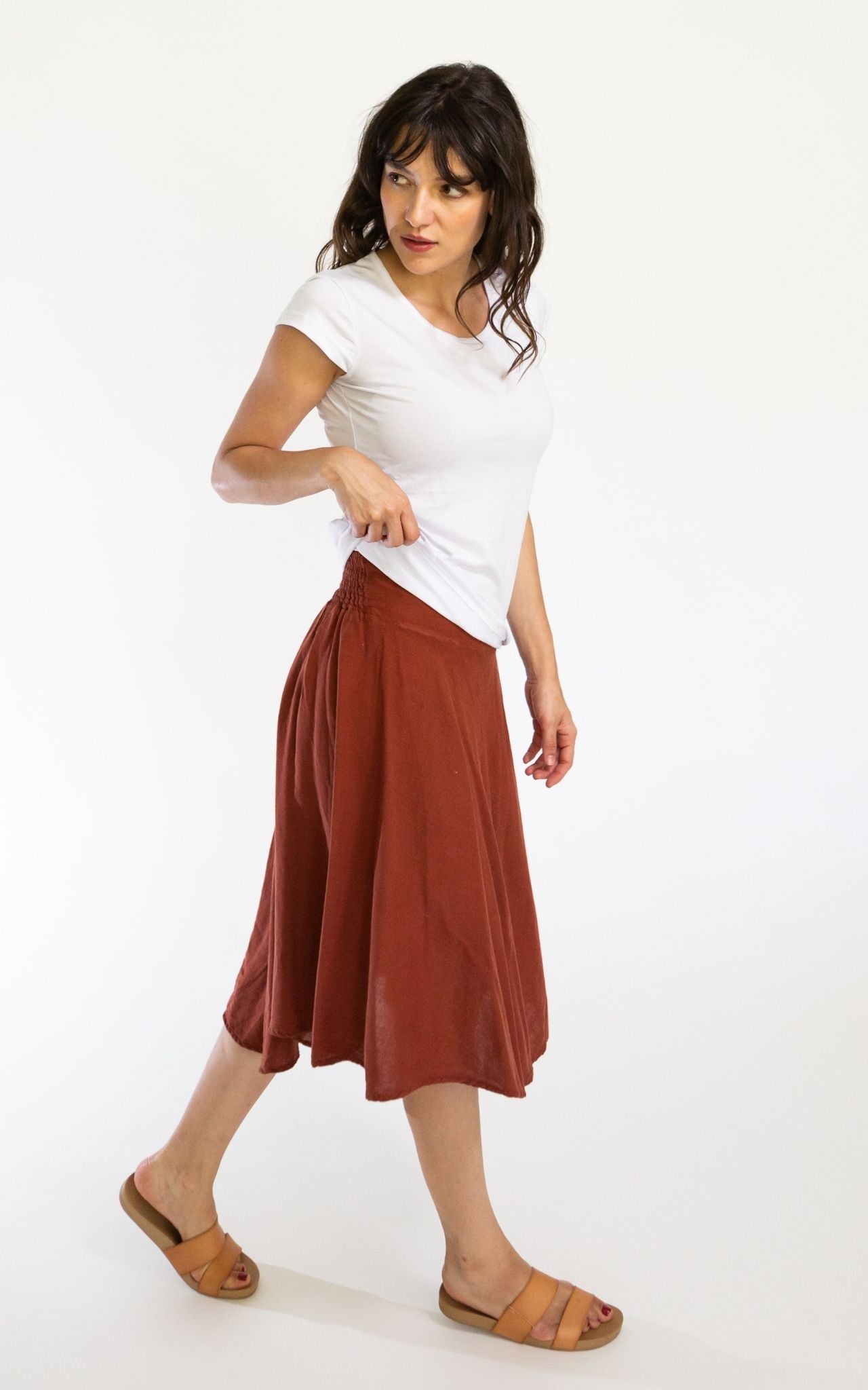 Rosa Skirt - Rust