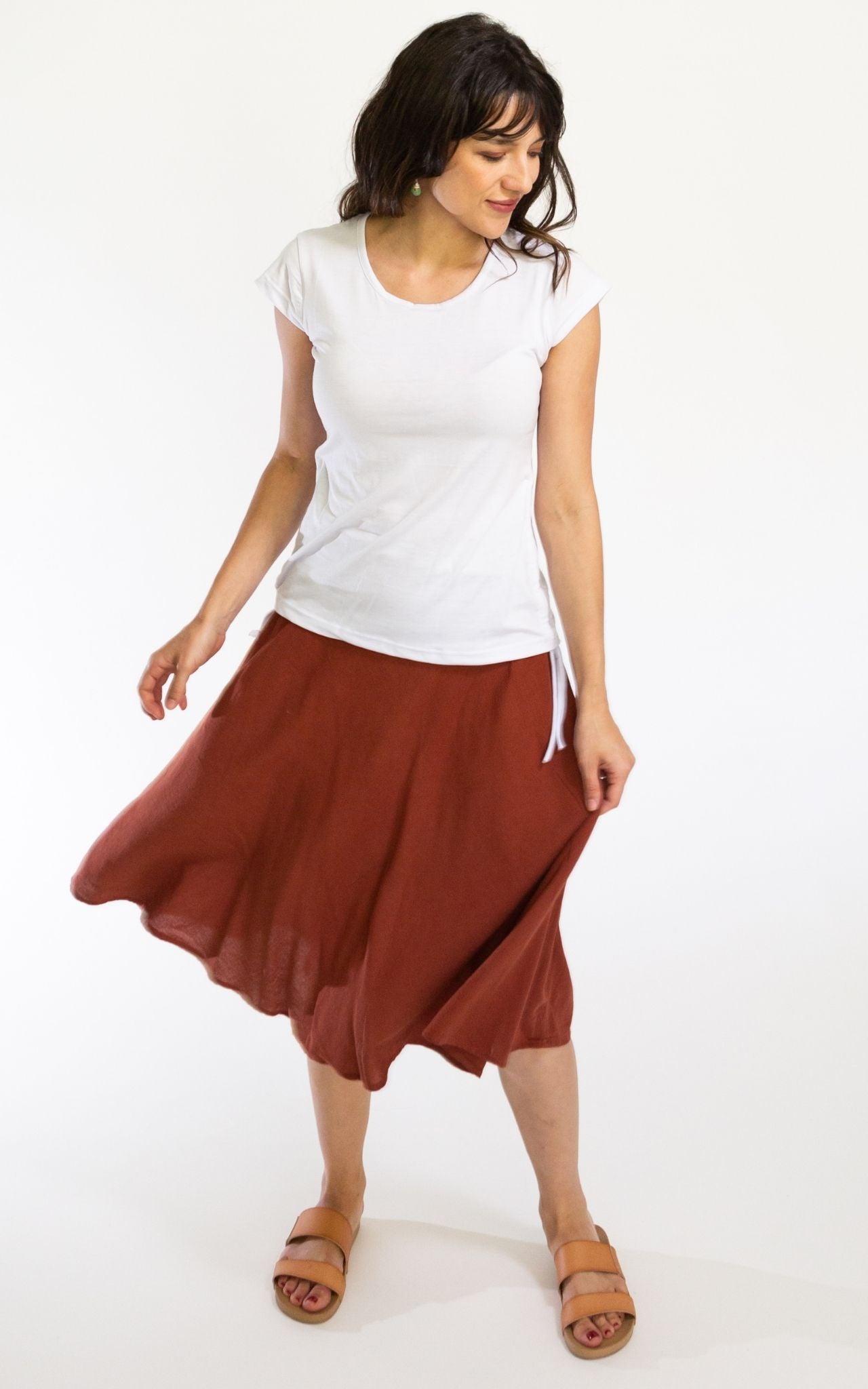 Rosa Skirt - Rust