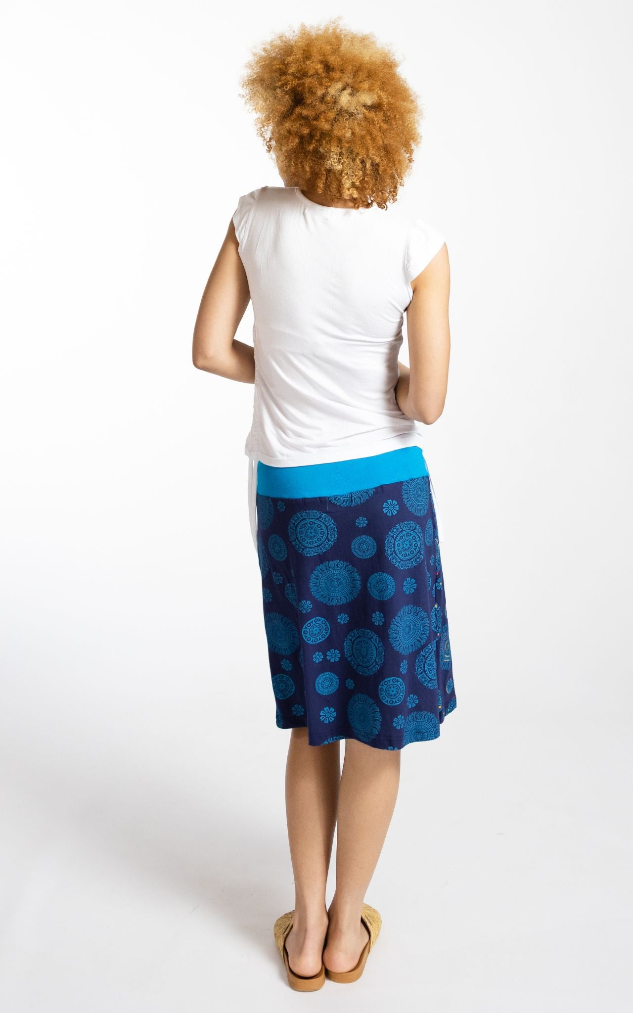 Mandala Skirt - Blue