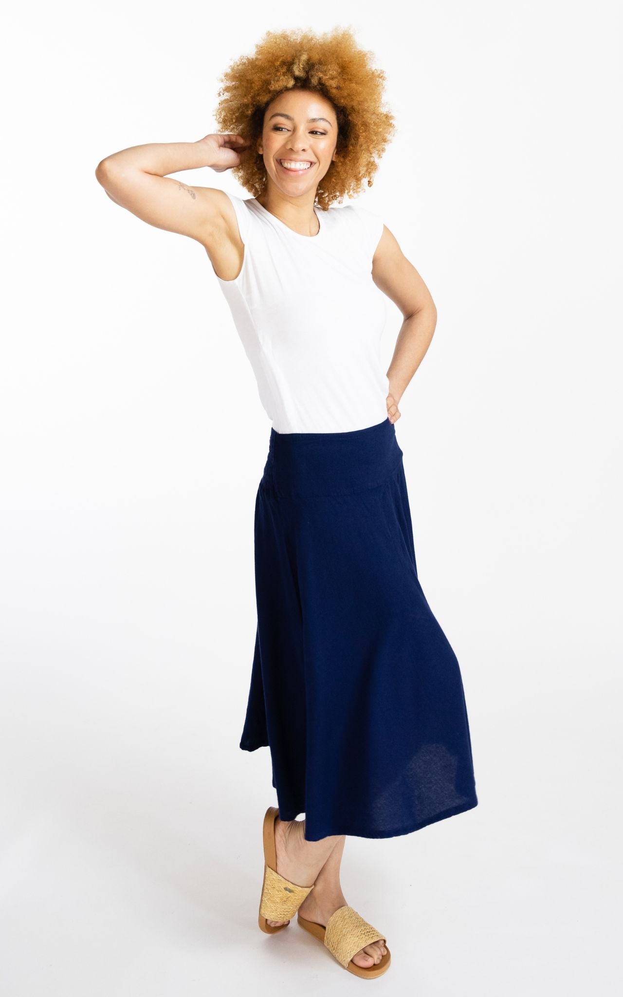 Rosa Skirt - Dark Blue