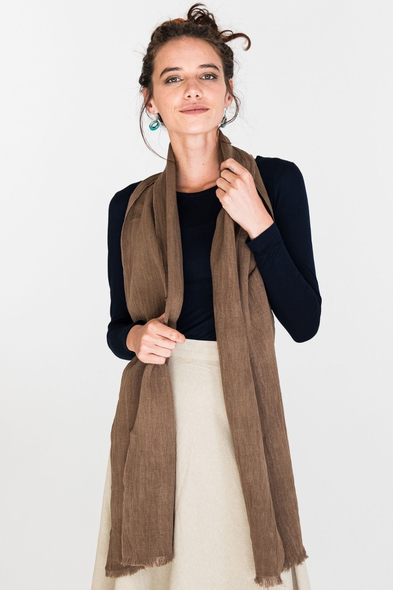 Hemp + Cotton Scarf