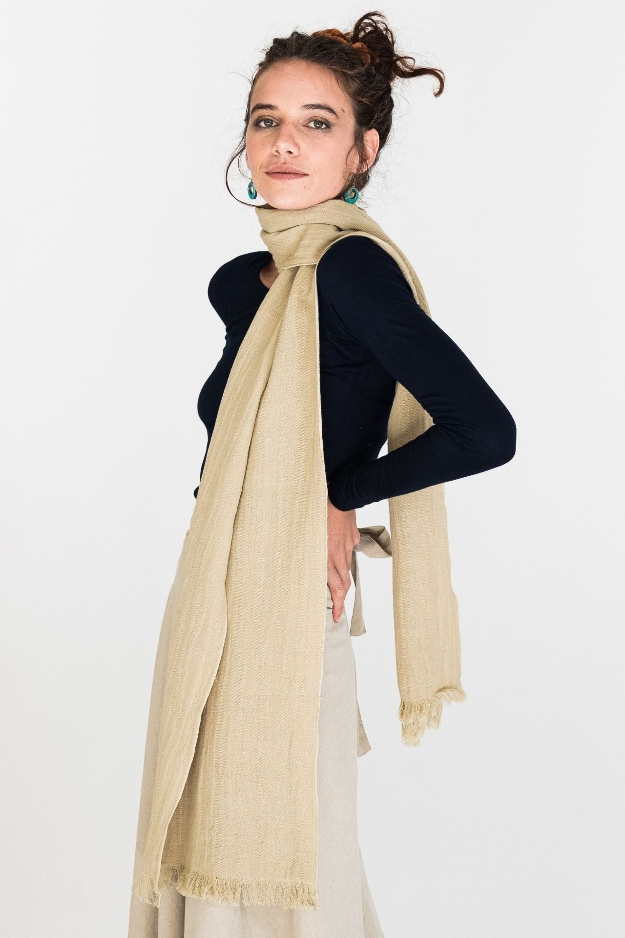 Hemp + Cotton Scarf