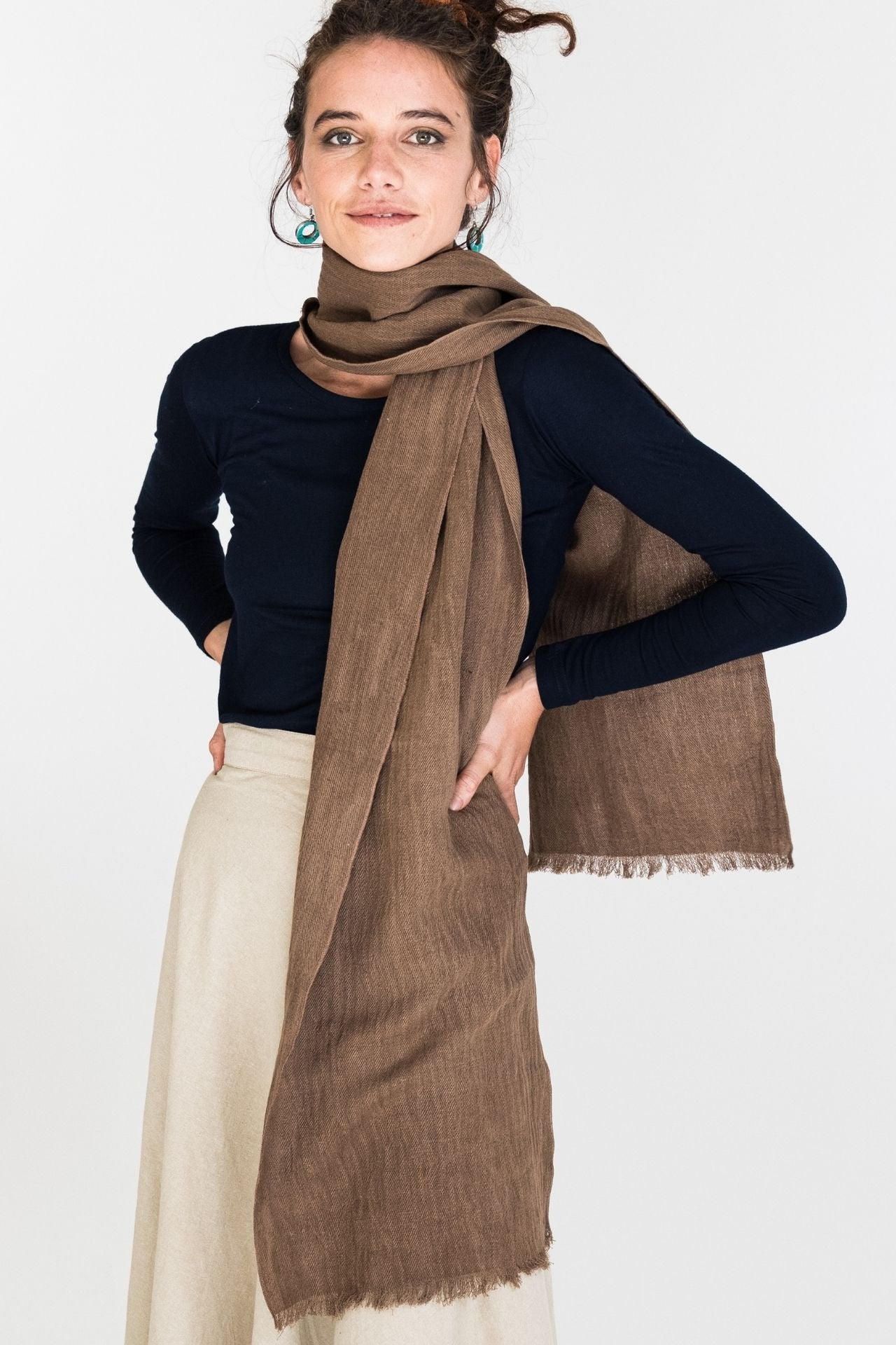 Hemp + Cotton Scarf