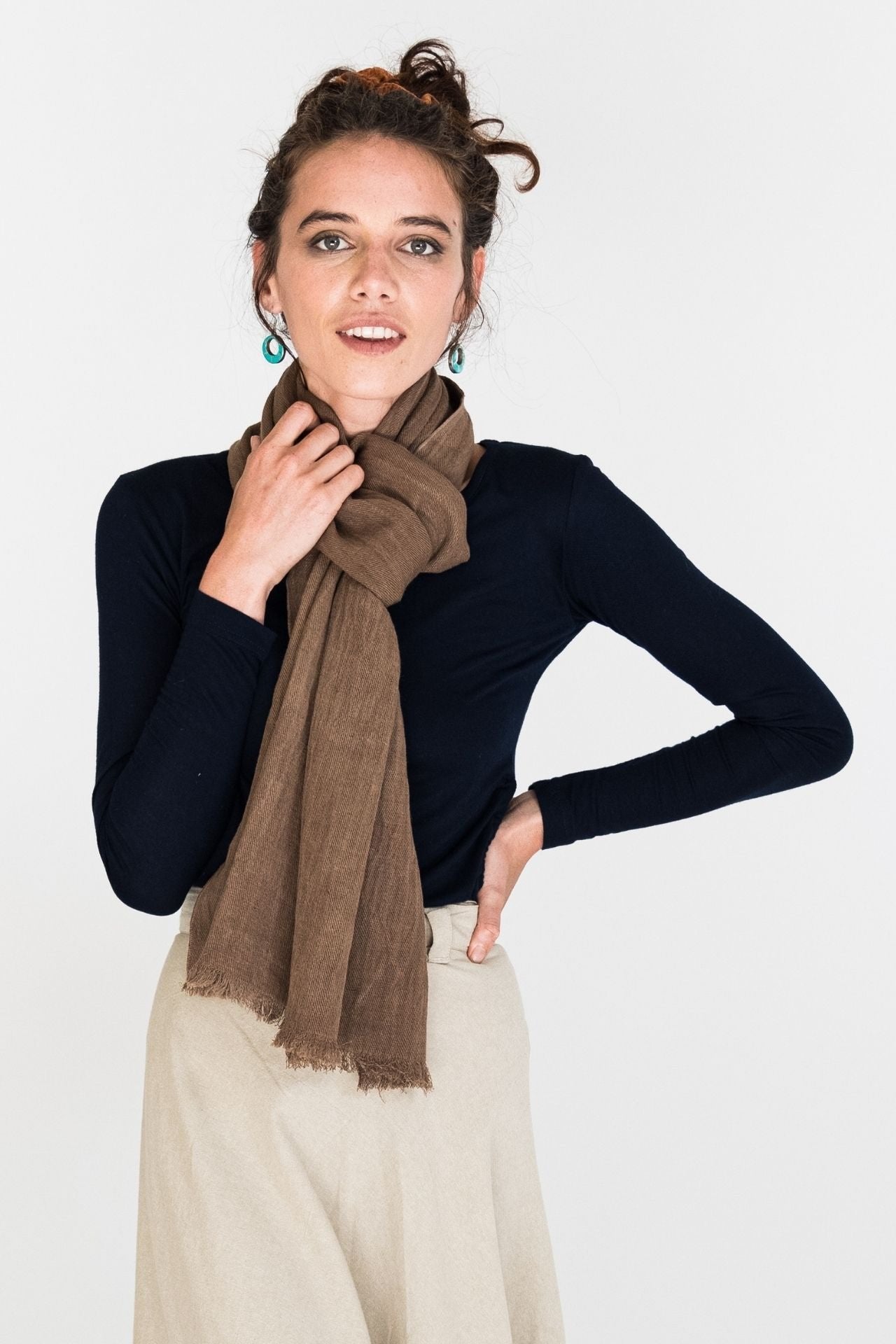 Hemp + Cotton Scarf