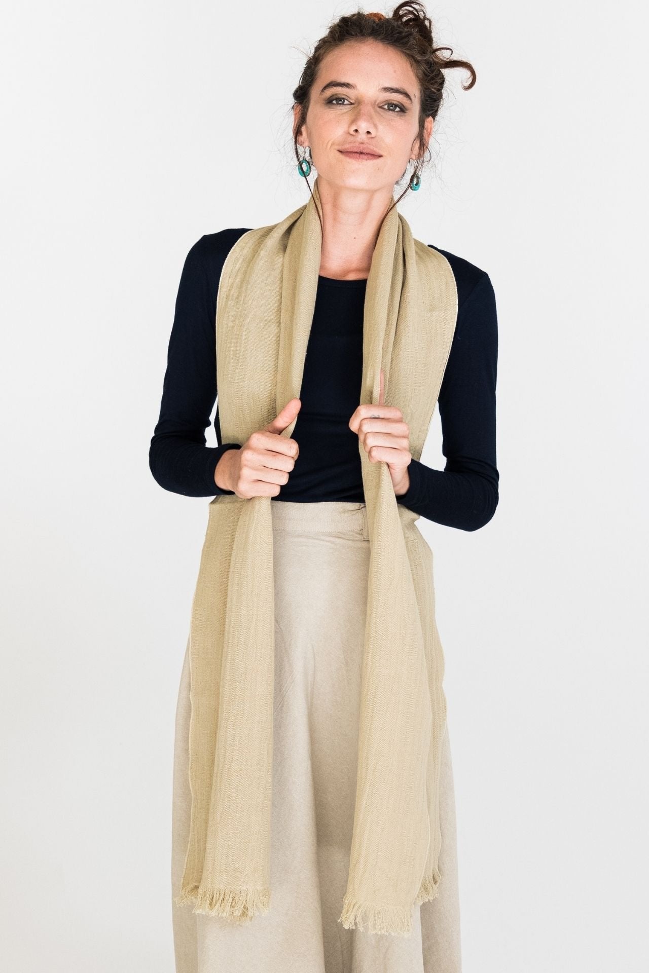 Hemp + Cotton Scarf