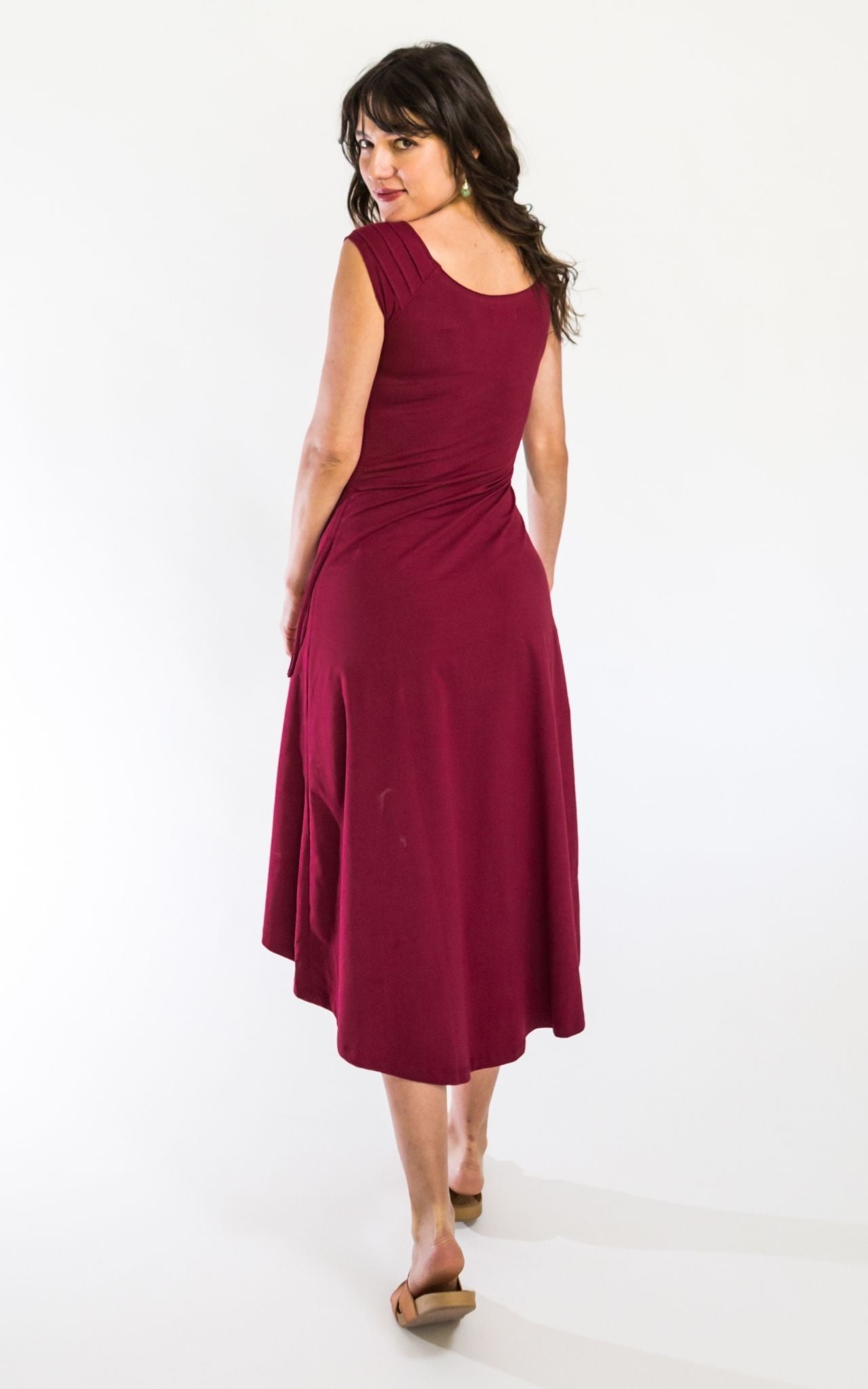 Priya Dress - Berry