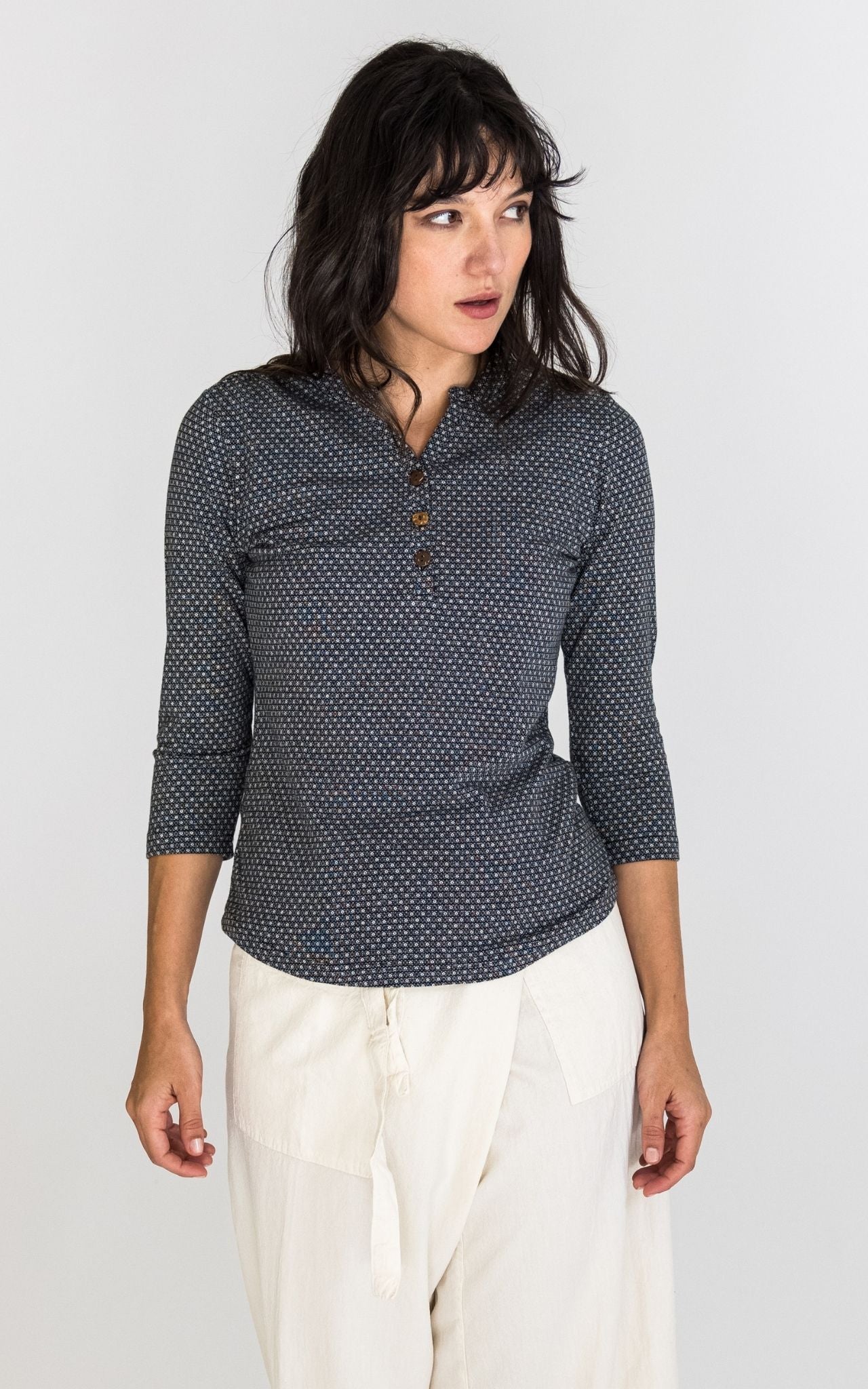 Clementine Top - Pebble