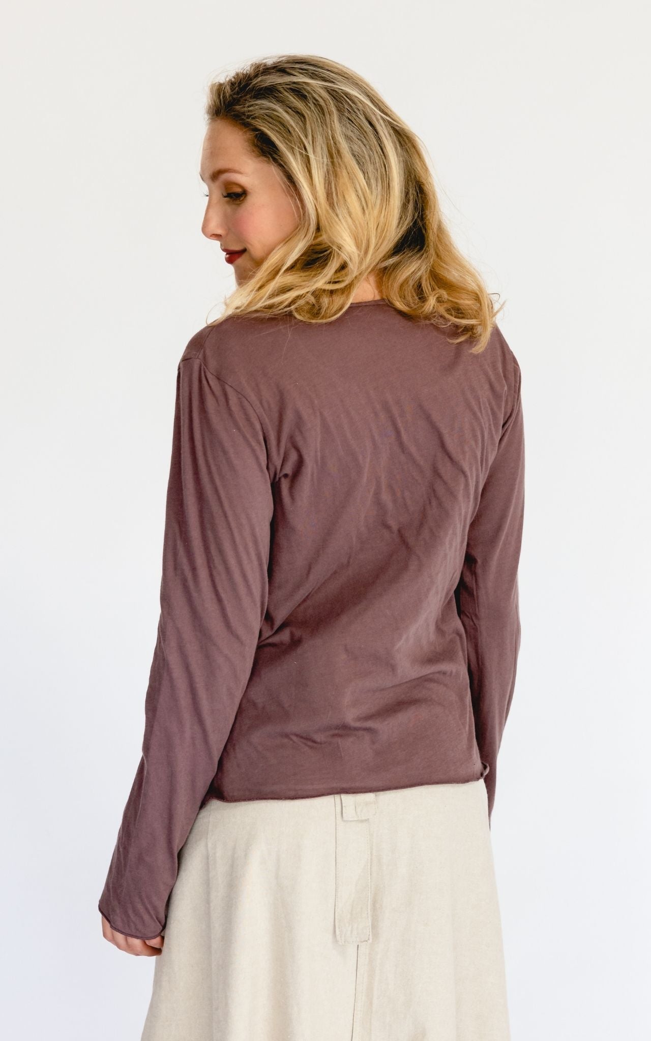 Kora Reversible Top - Dusty Mauve