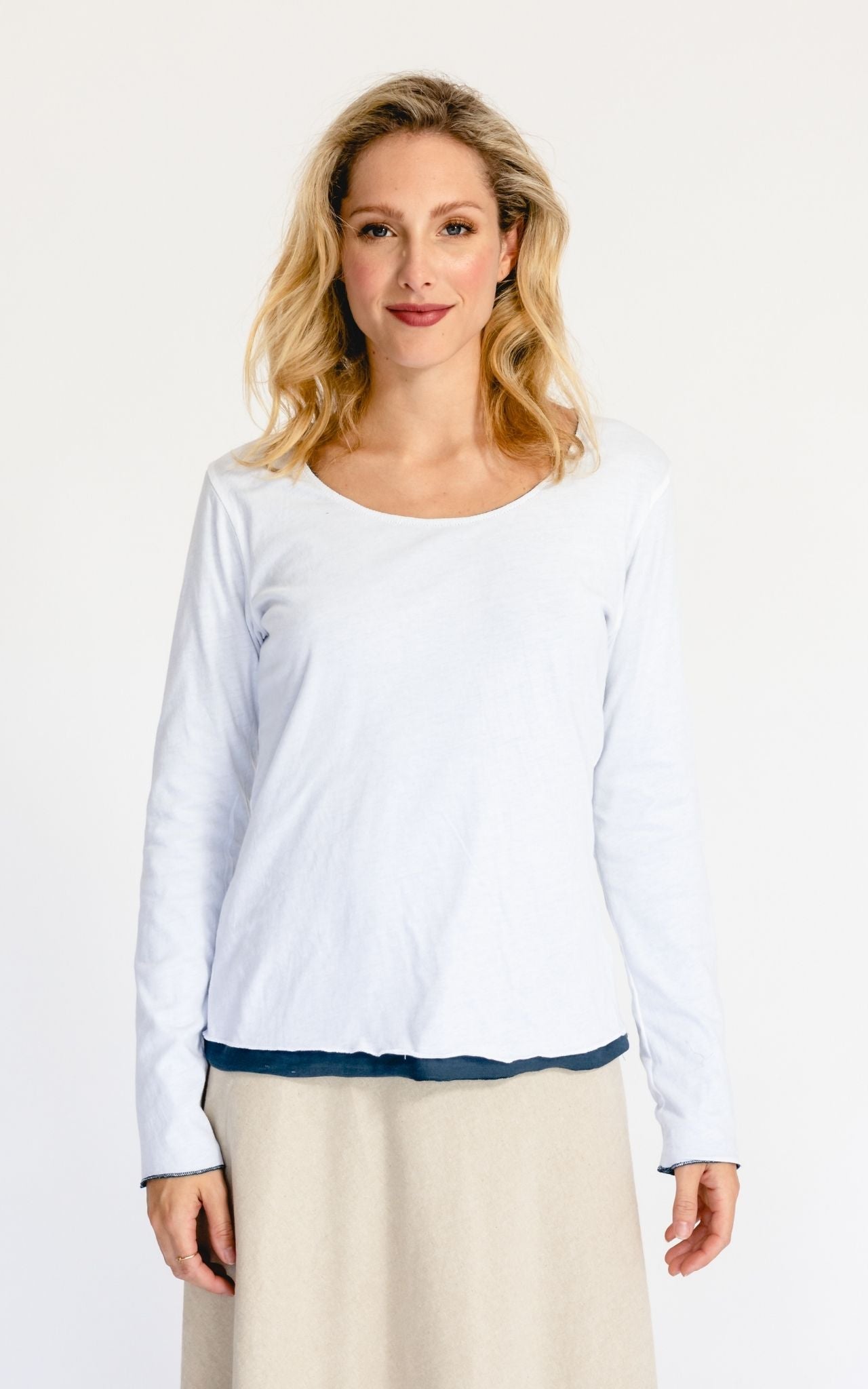 Kora Reversible Top - Cobalt