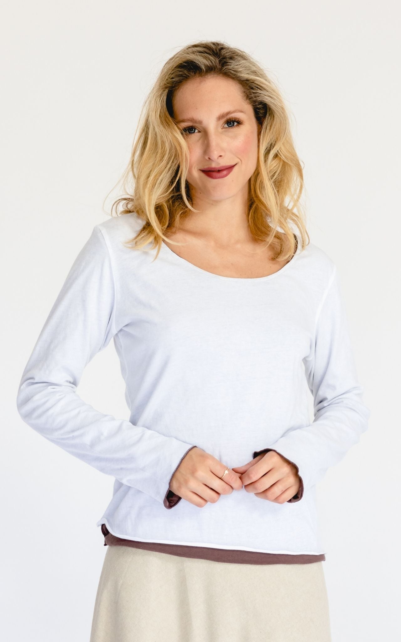 Kora Reversible Top - Dusty Mauve