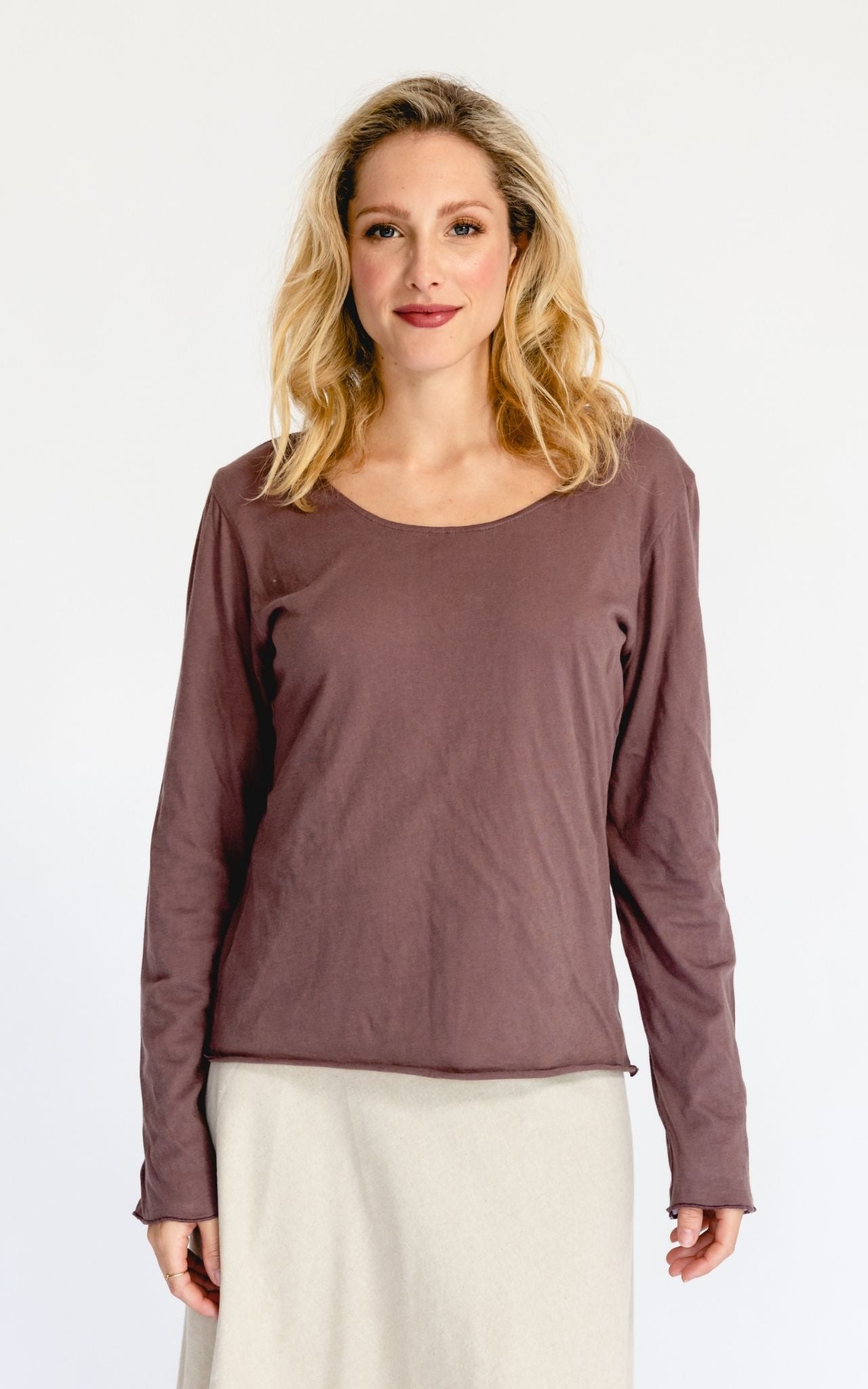 Kora Reversible Top - Dusty Mauve