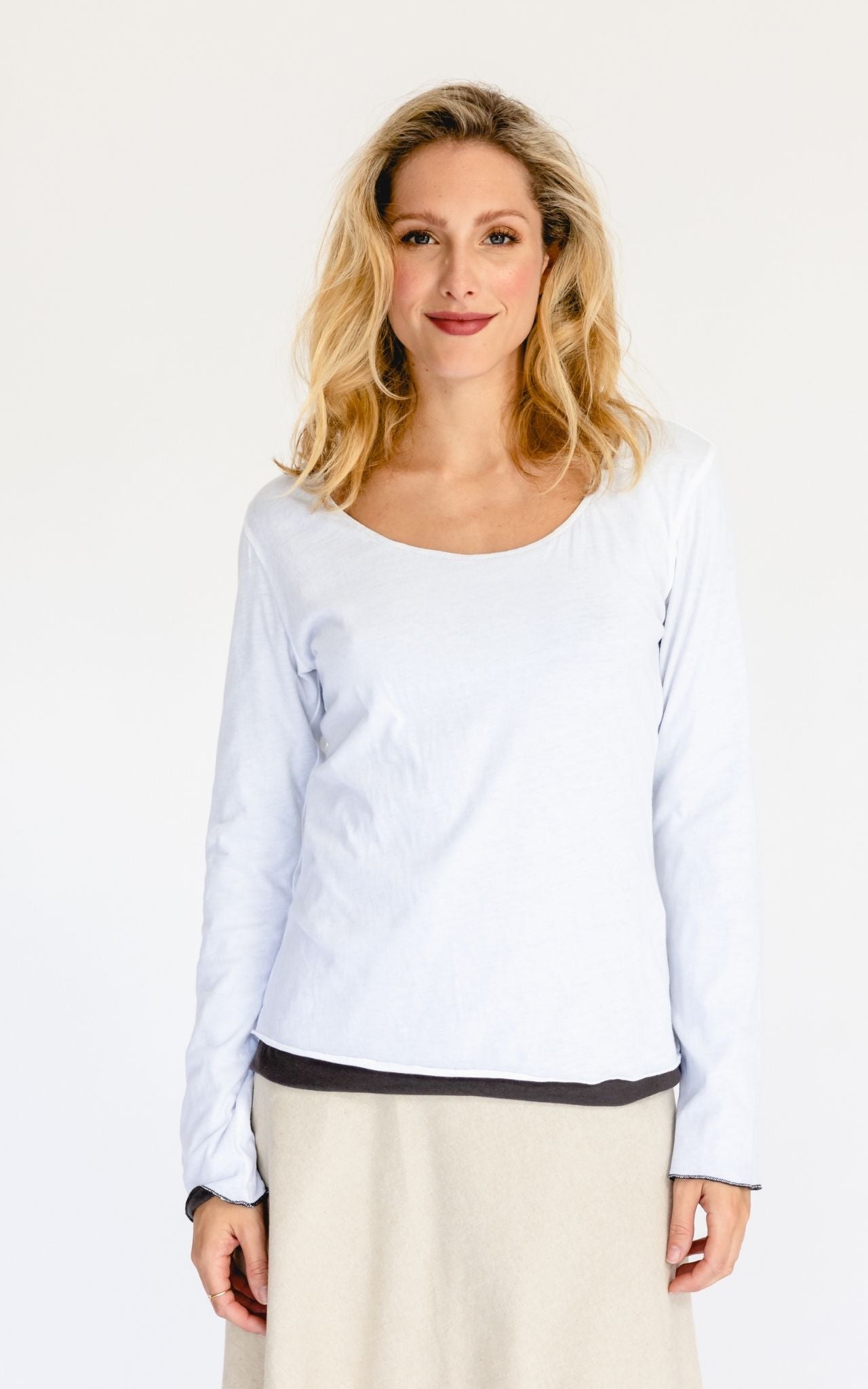 Kora Reversible Top - Charcoal