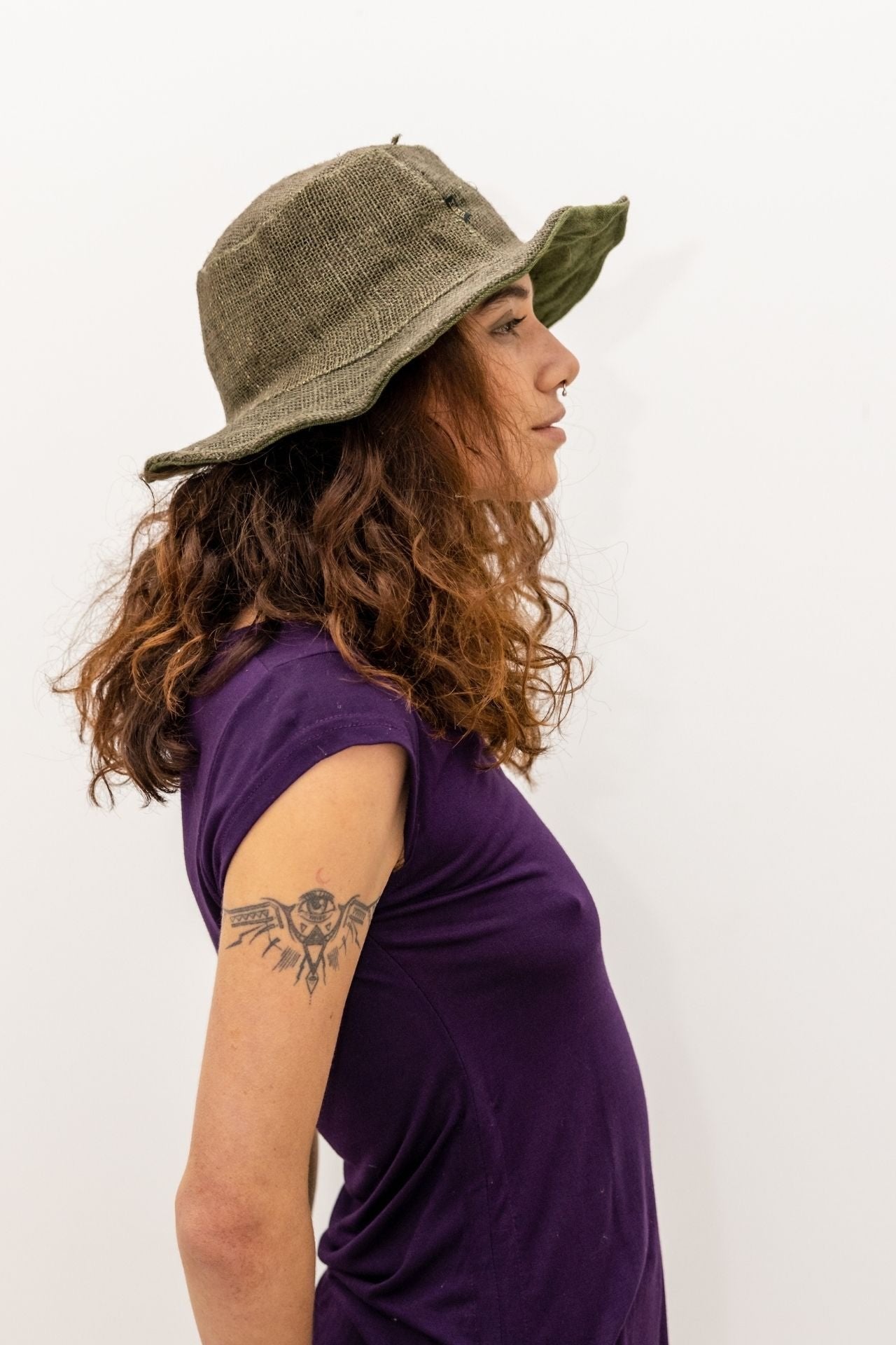 Wide Brim Hemp Hat